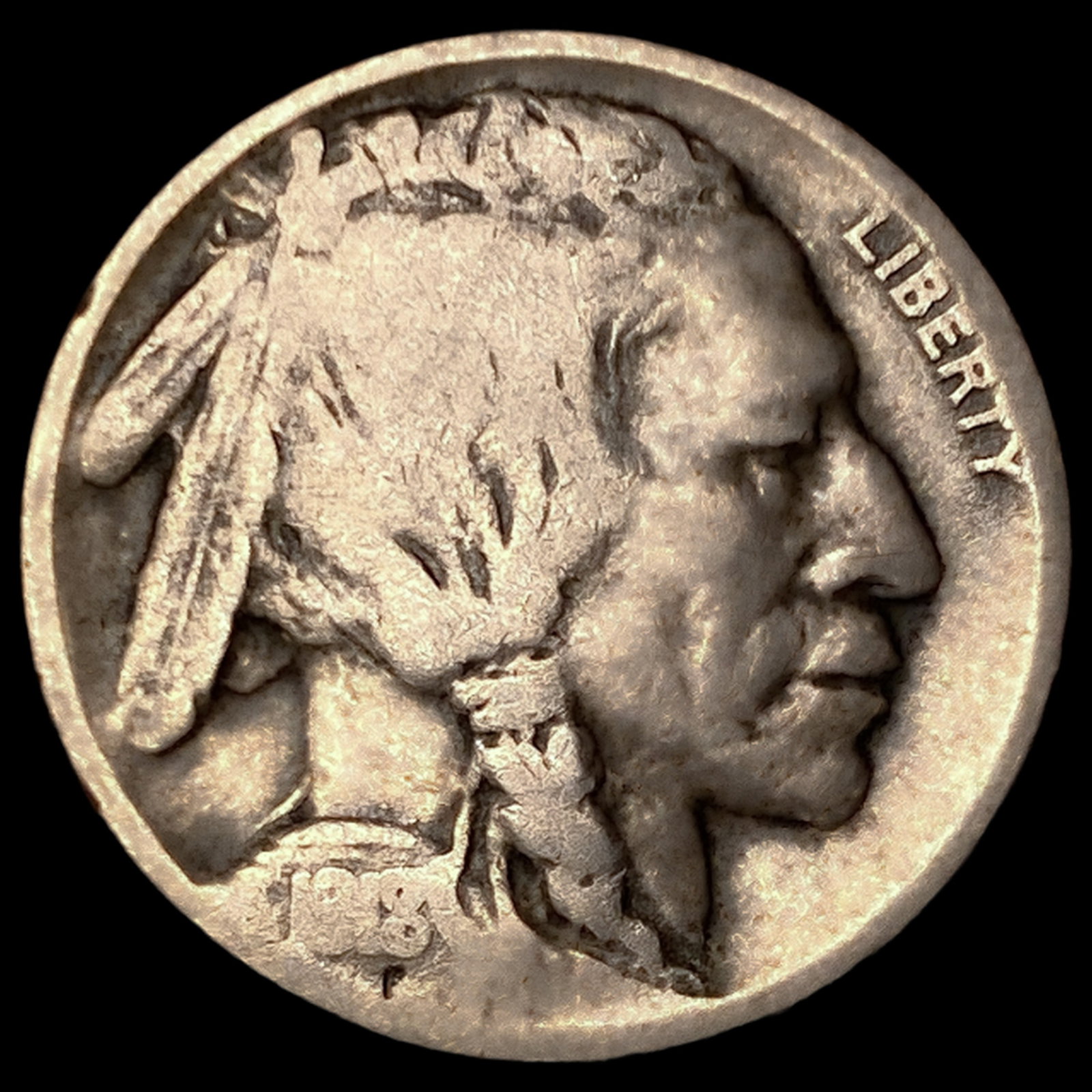 1918/7-D Buffalo Nickel: 1918/7-D Buffalo Nickel