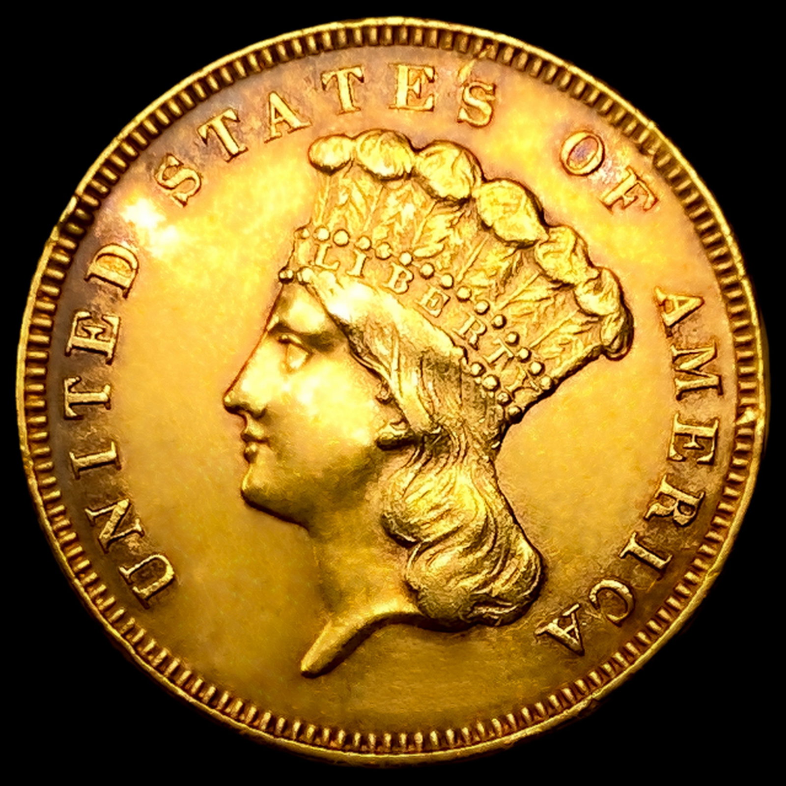 1886 $3 Gold Piece: 1886 $3 Gold Piece
