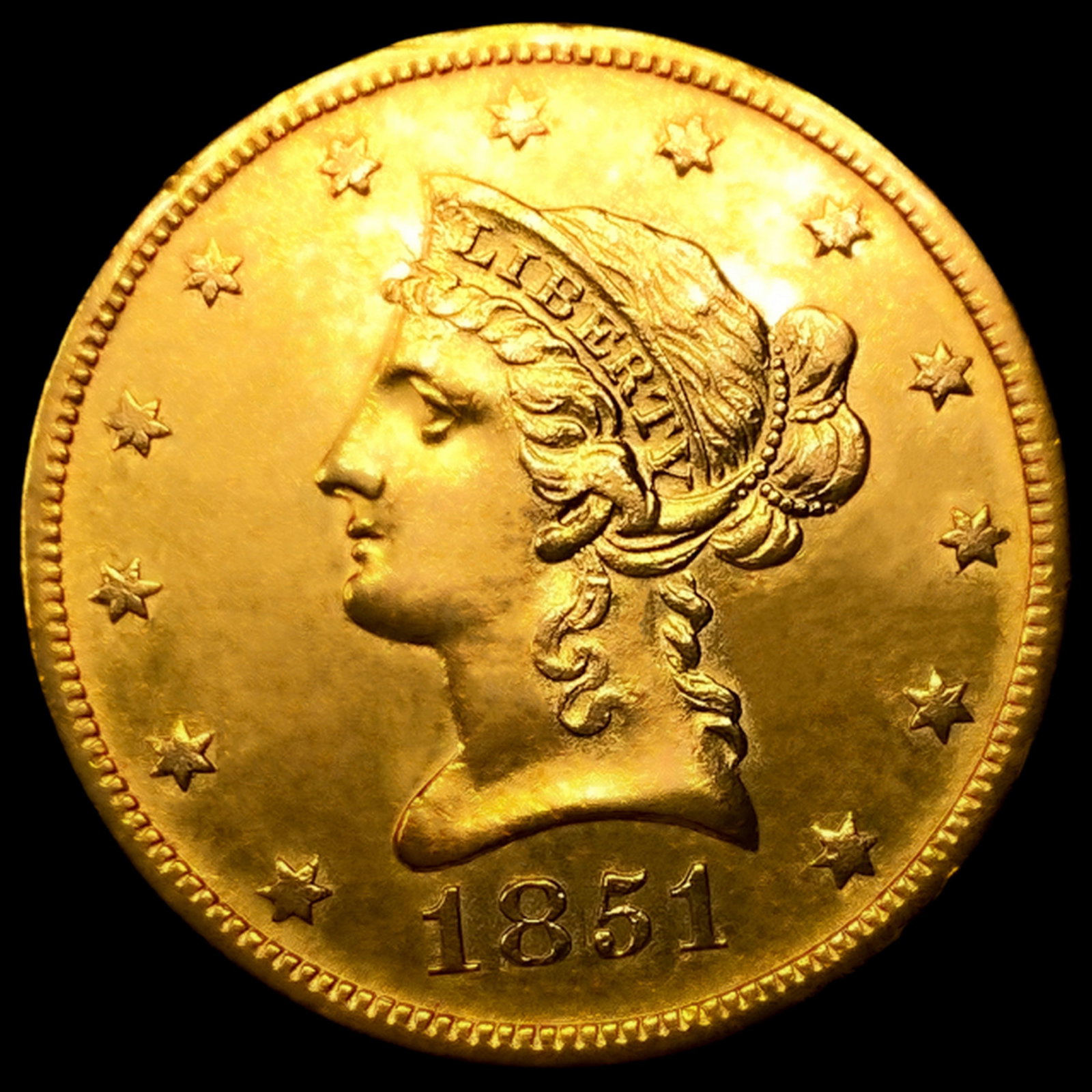 1851-O $10 Gold Eagle: 1851-O $10 Gold Eagle