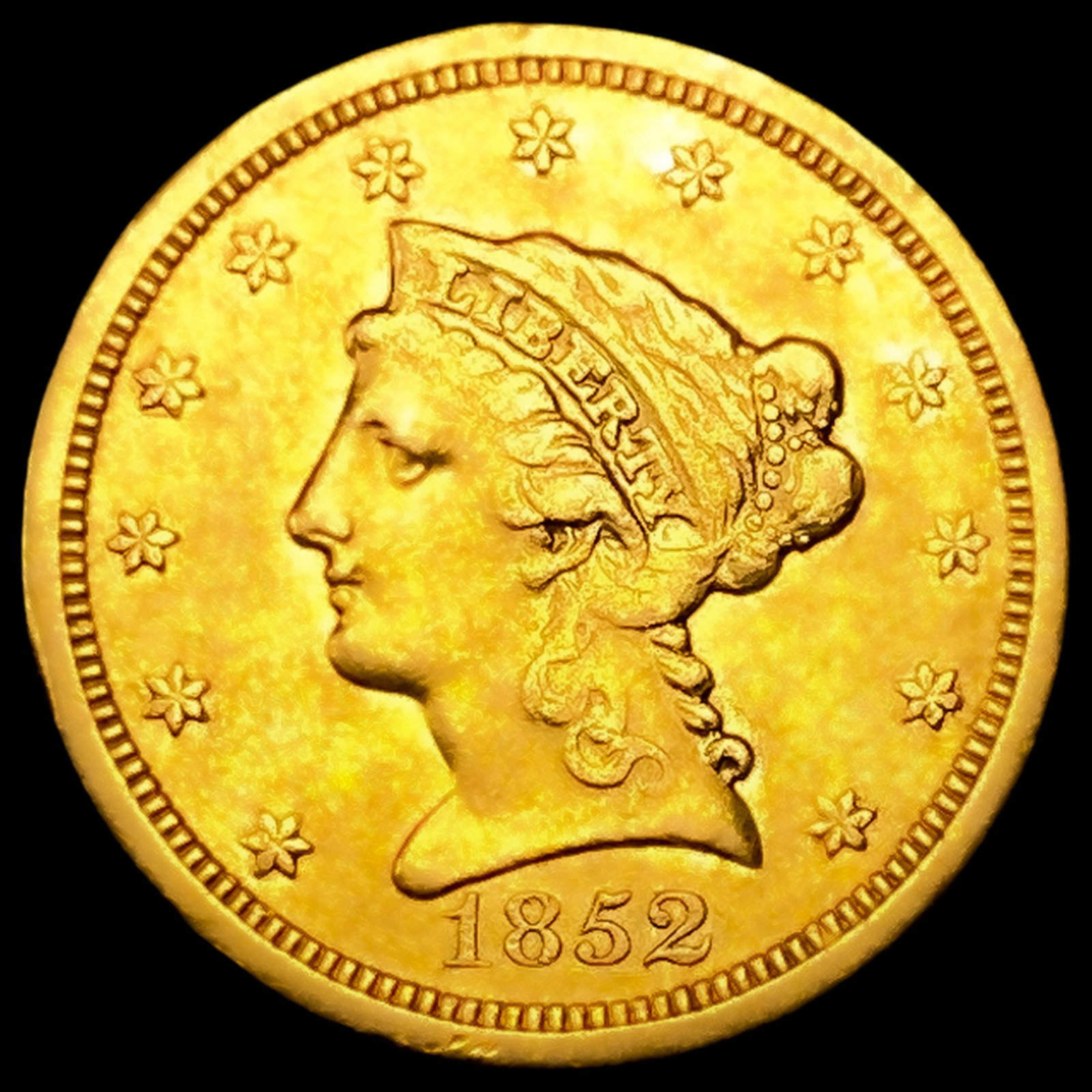 1852-O $2.50 Gold Quarter Eagle: 1852-O $2.50 Gold Quarter Eagle