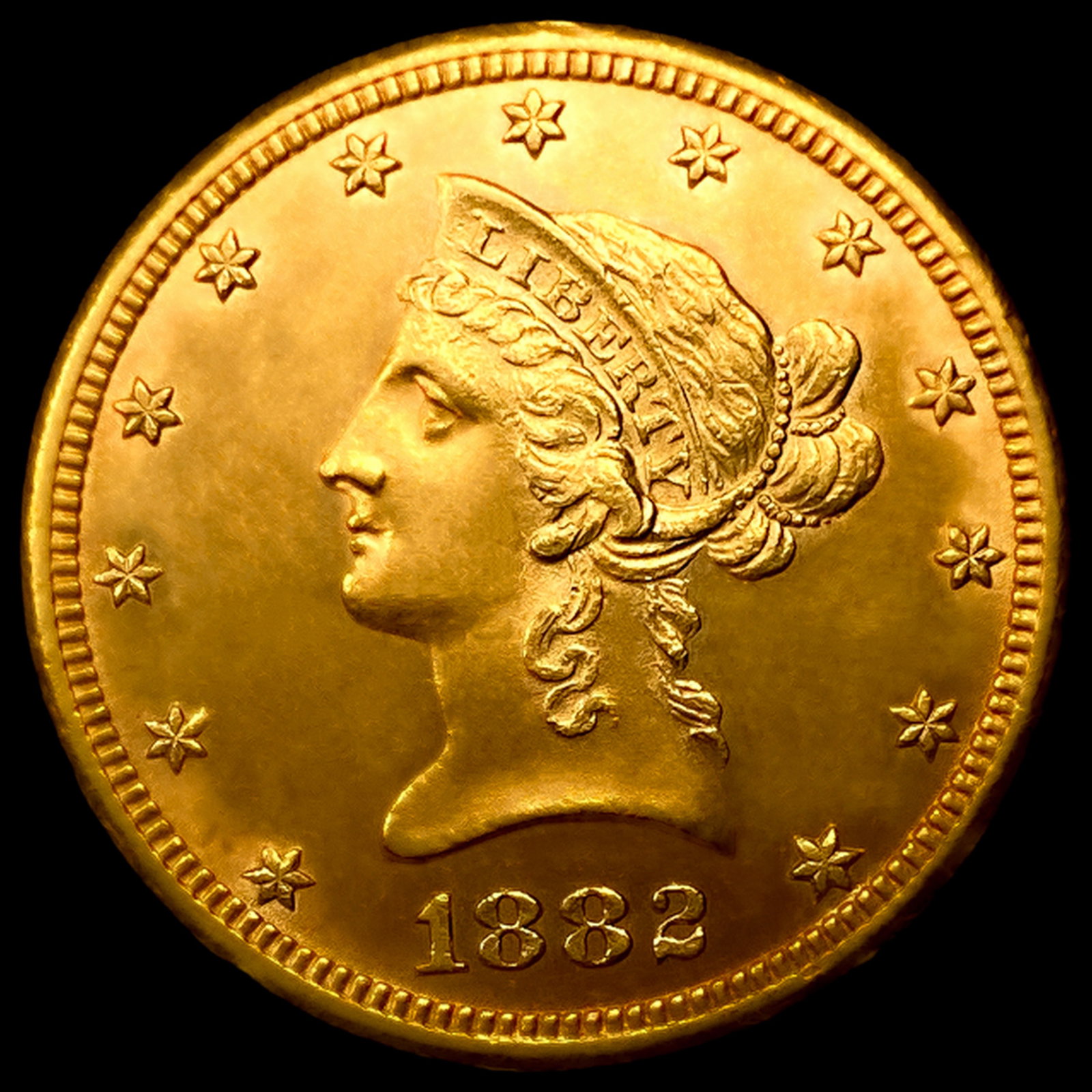 1882-CC $10 Gold Eagle: 1882-CC $10 Gold Eagle