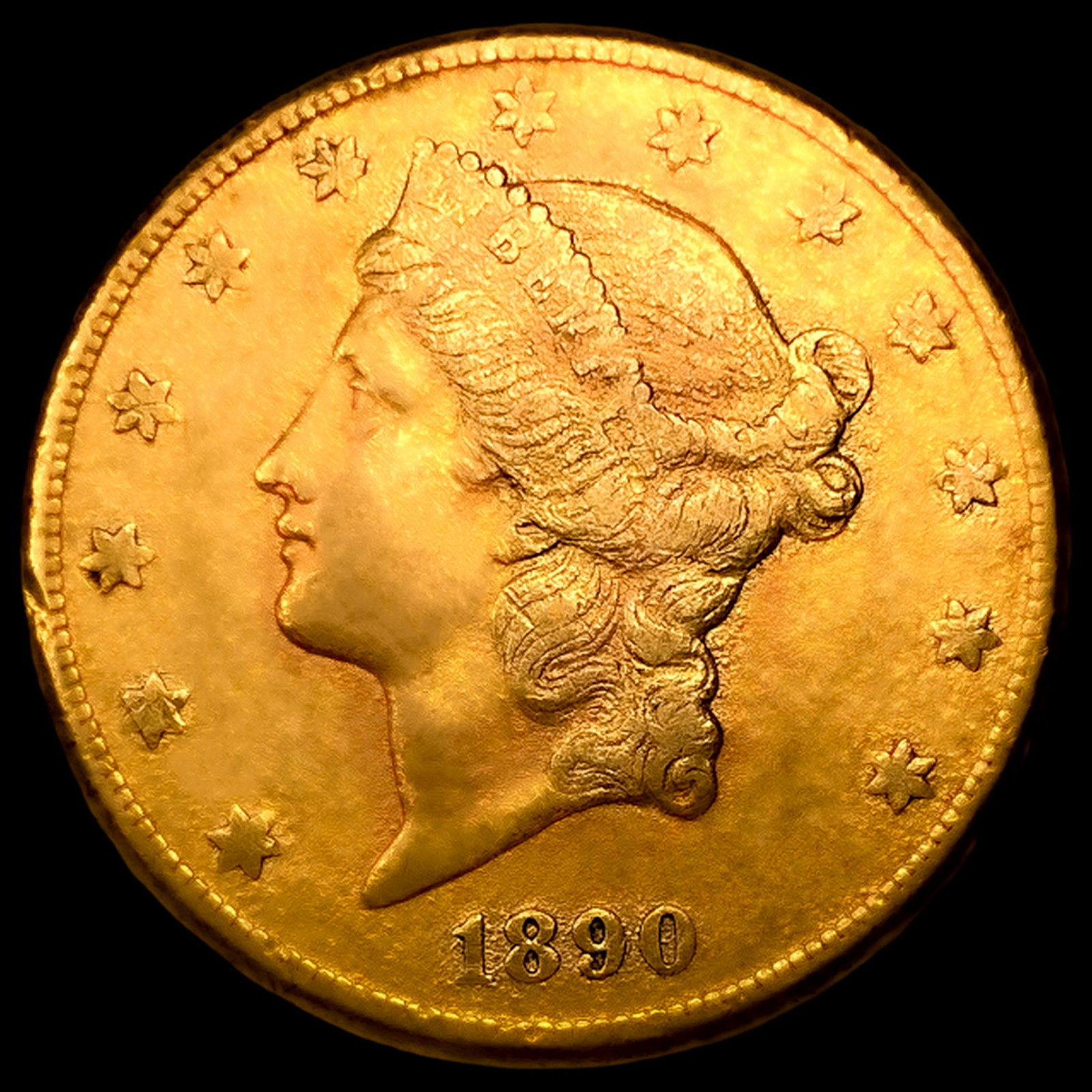 1890-CC $20 Gold Double Eagle: 1890-CC $20 Gold Double Eagle