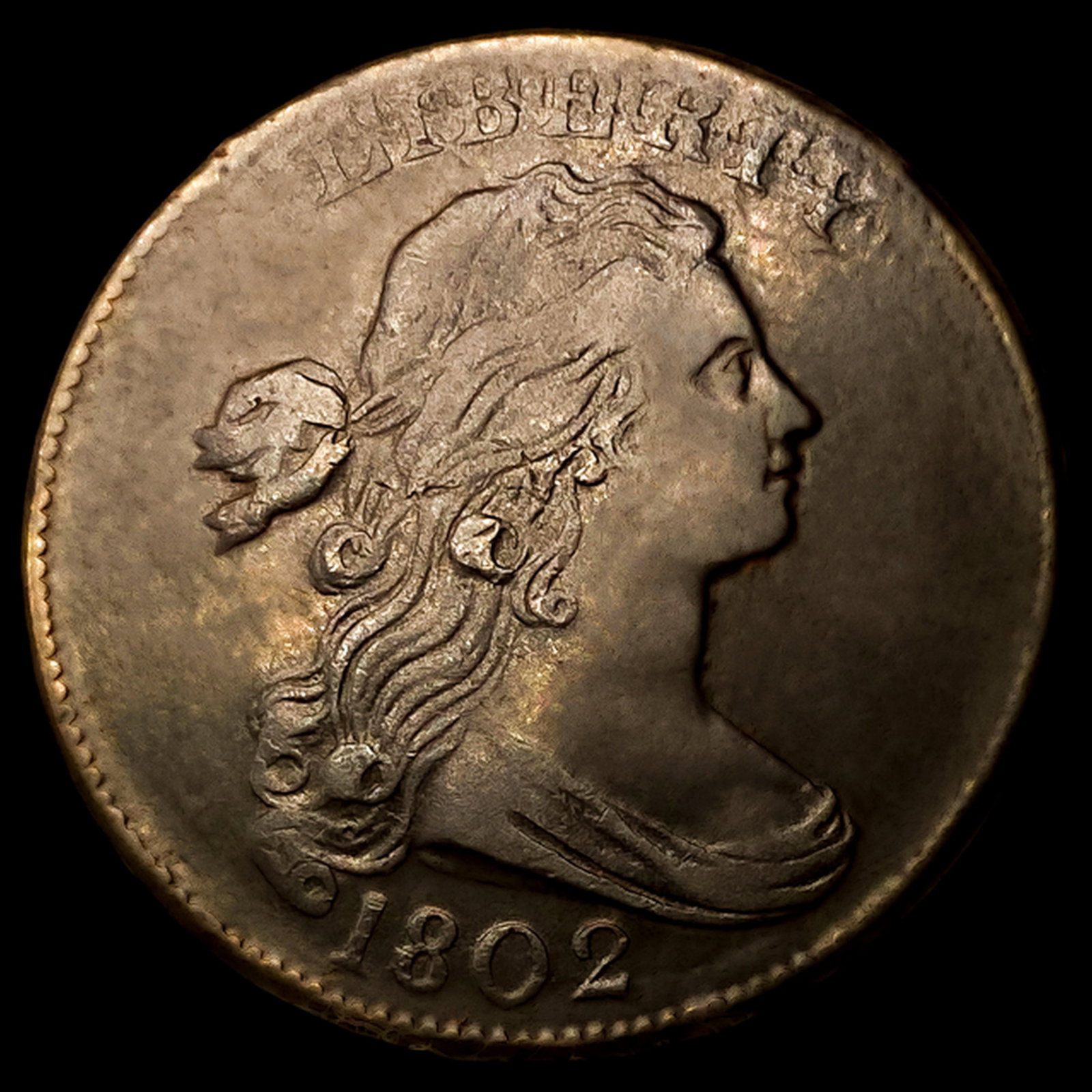 1802 Draped Bust Large Cent: 1802 Draped Bust Large Cent