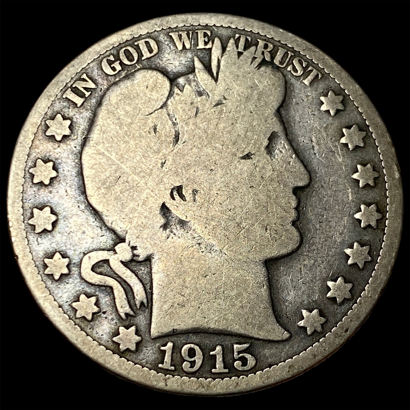 1915 Barber Half Dollar LIGHTLY CIRCULATED (1 of 2)
