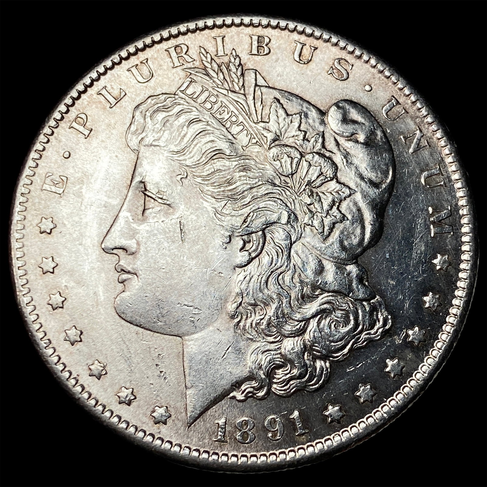 1891-CC Silver Morgan Dollar UNCIRCULATED (1 of 2)