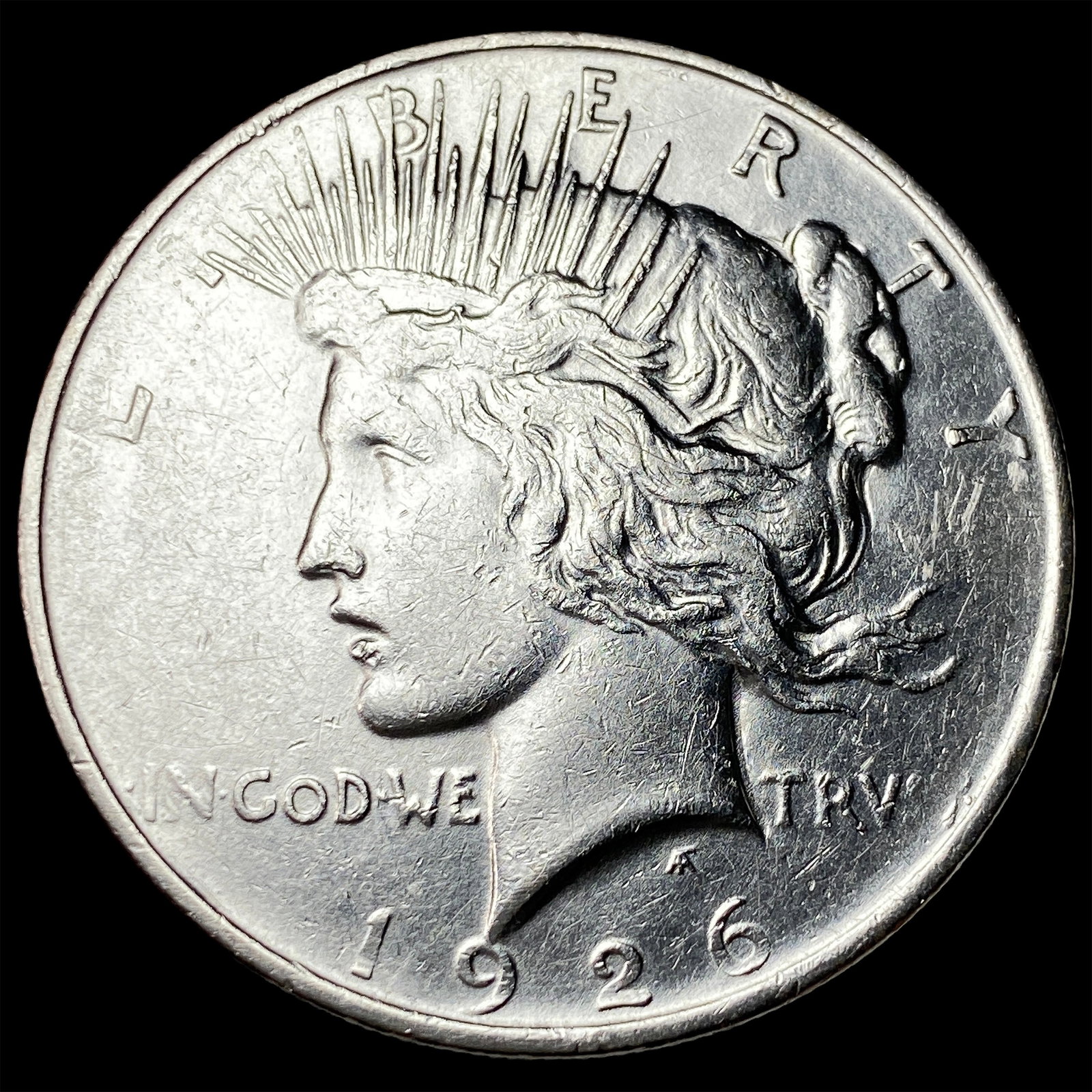 1926-D Peace Silver Dollar CLOSELY UNCIRCULATED: 1926-D Peace Silver Dollar CLOSELY UNCIRCULATED