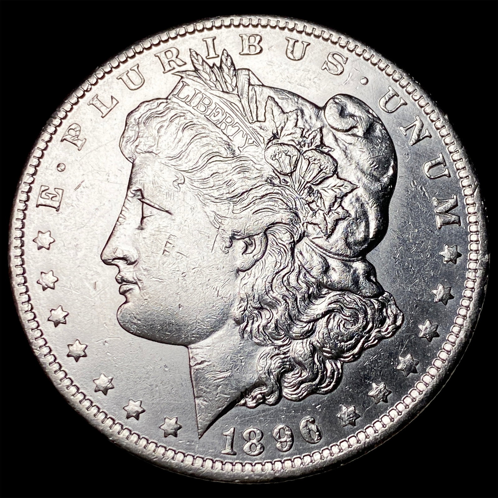 1896-O Silver Morgan Dollar CLOSELY UNCIRCULATED: 1896-O Silver Morgan Dollar CLOSELY UNCIRCULATED