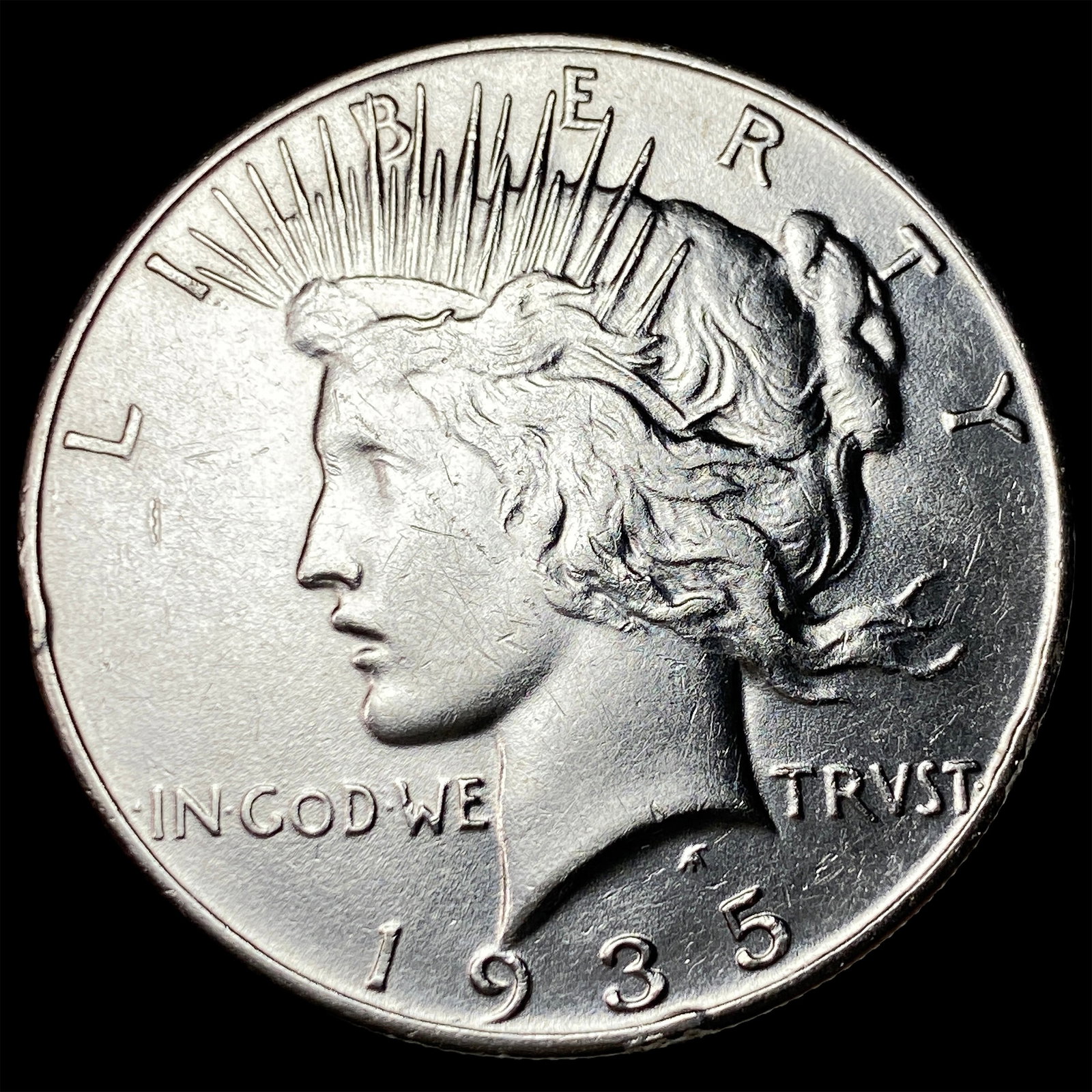 1935 Silver Peace Dollar CHOICE AU: 1935 Silver Peace Dollar CHOICE AU