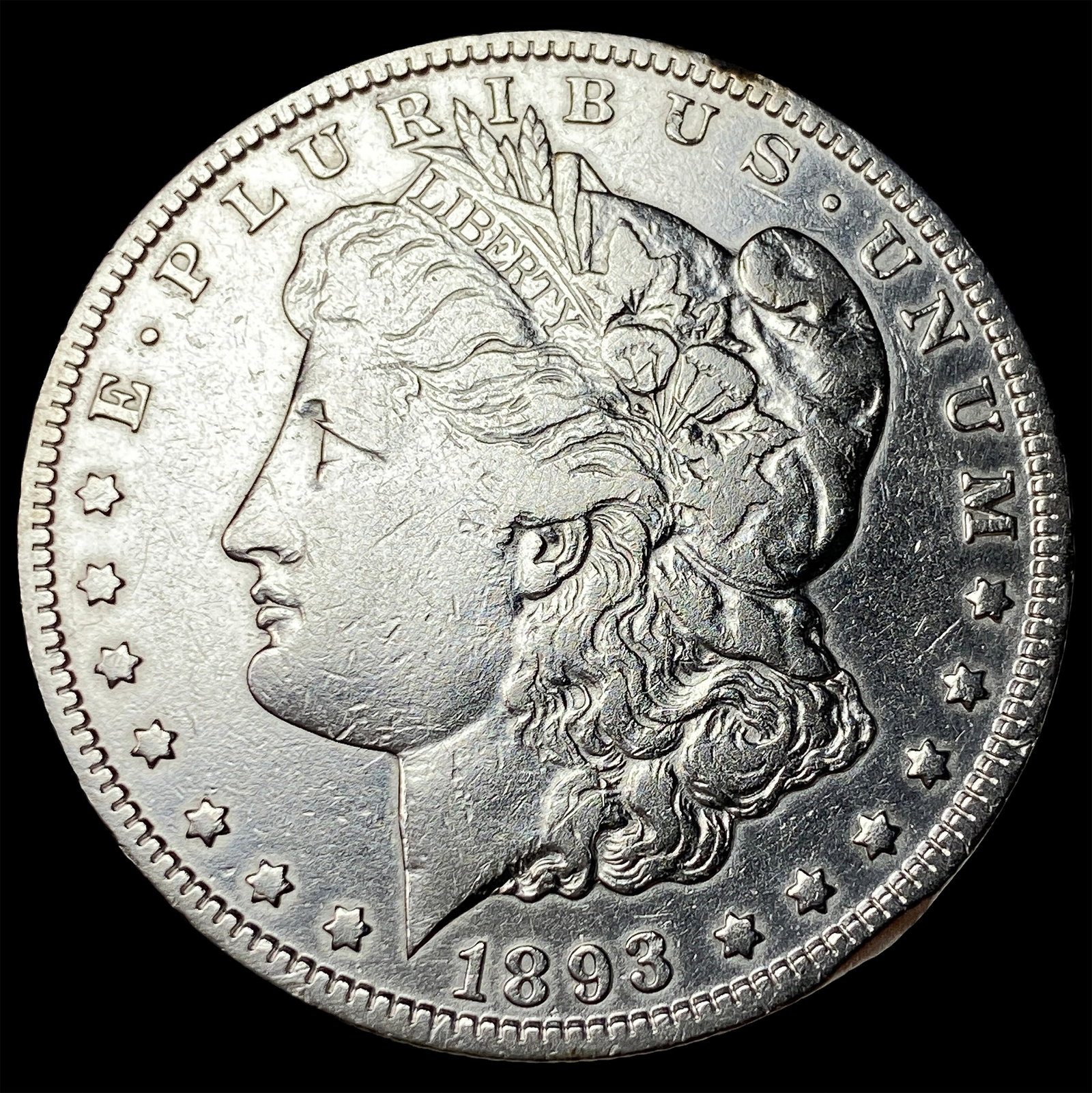 1893-O Silver Morgan Dollar CLOSELY UNCIRCULATED (1 of 2)