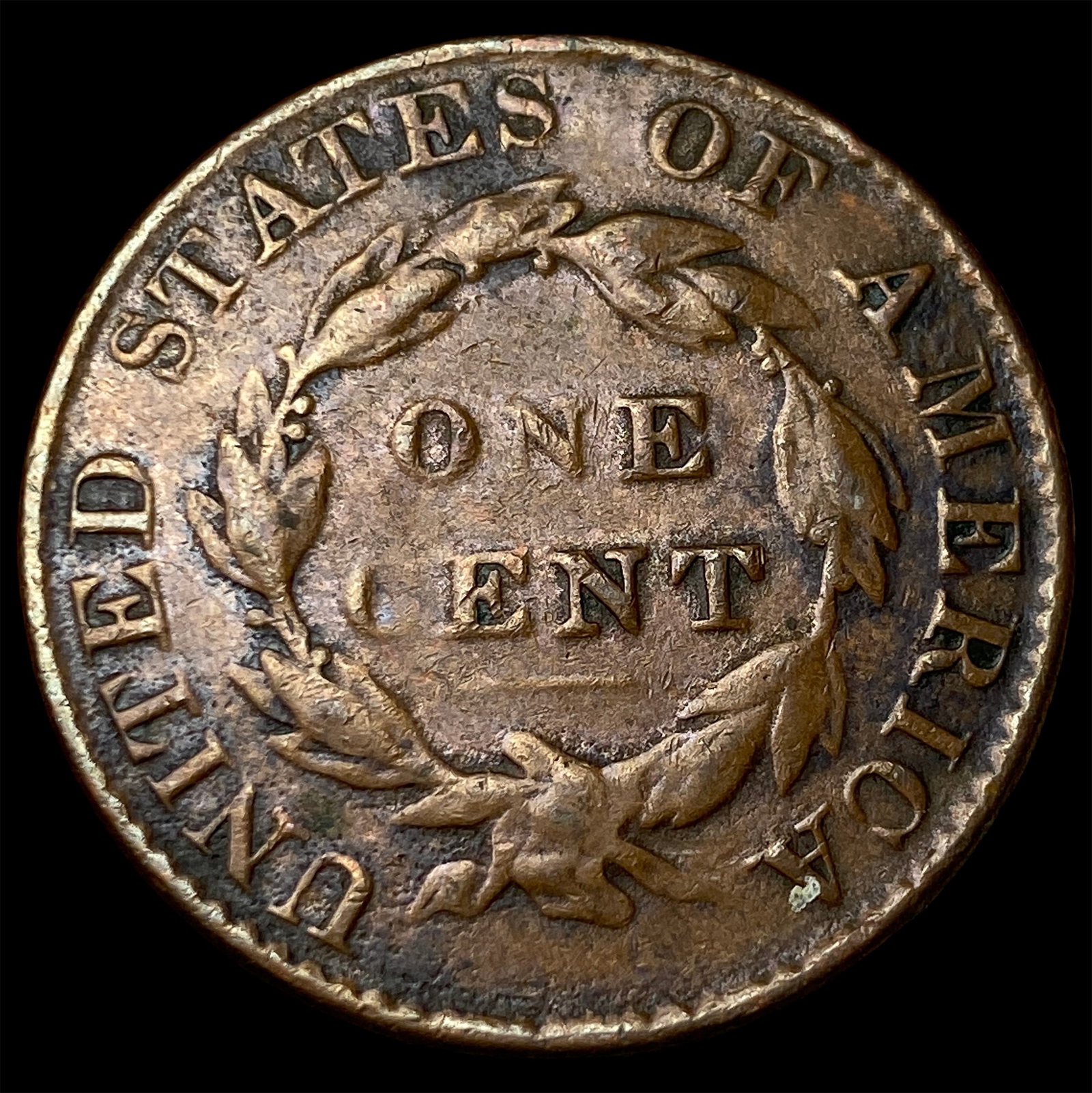 1827 Copper Large Cent LIGHTLY CIRCULATED - 2