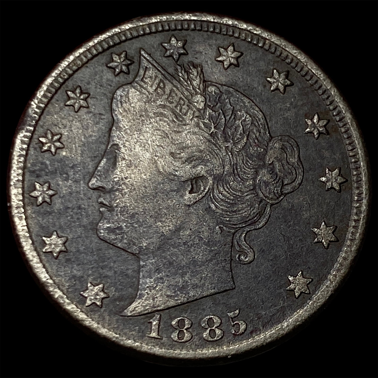 1885 Liberty Head Nickel CLOSELY UNCIRCULATED: 1885 Liberty Head Nickel CLOSELY UNCIRCULATED