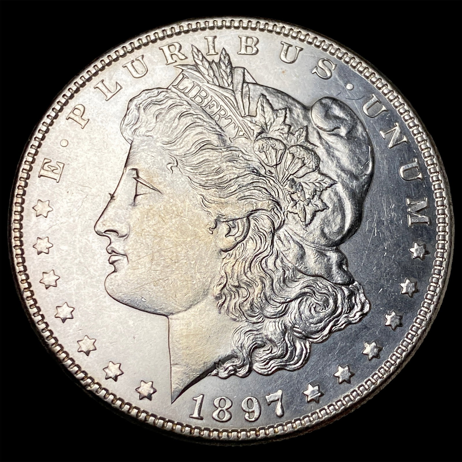1897 Morgan Silver Dollar CHOICE BU: 1897 Morgan Silver Dollar CHOICE BU
