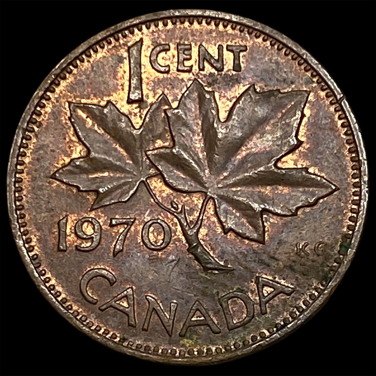 1970 Canada Copper 1 Cent - 2