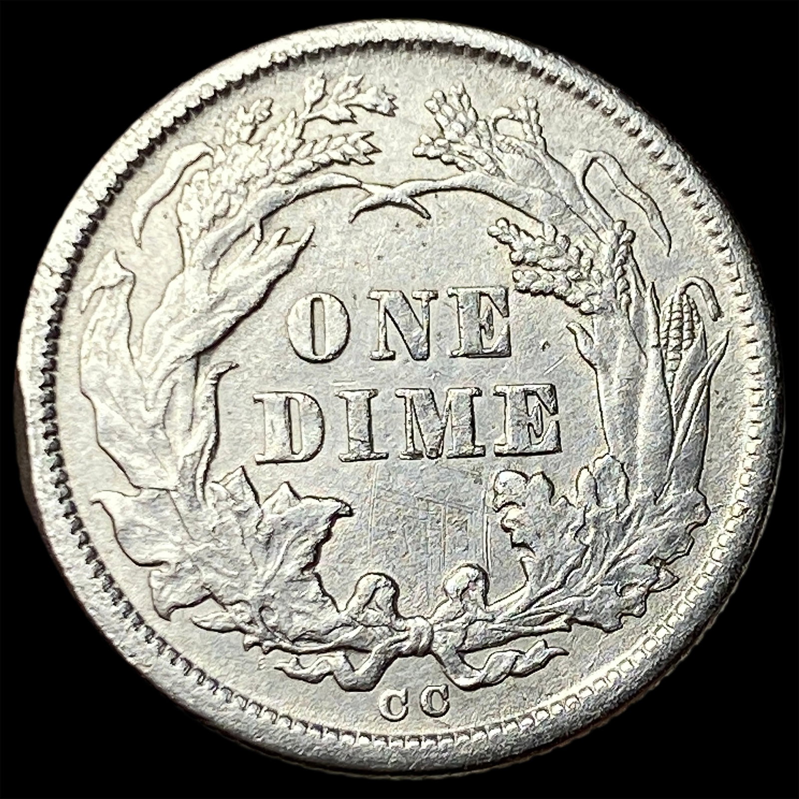 1876-CC Silver Dime UNCIRCULATED - 2