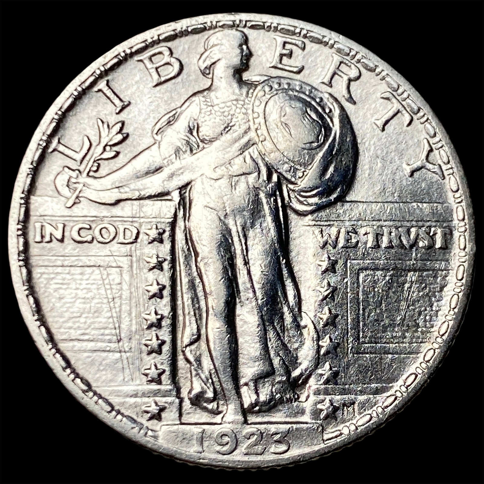 1923 Standing Liberty Silver Quarter UNCIRCULATED: 1923 Standing Liberty Silver Quarter UNCIRCULATED
