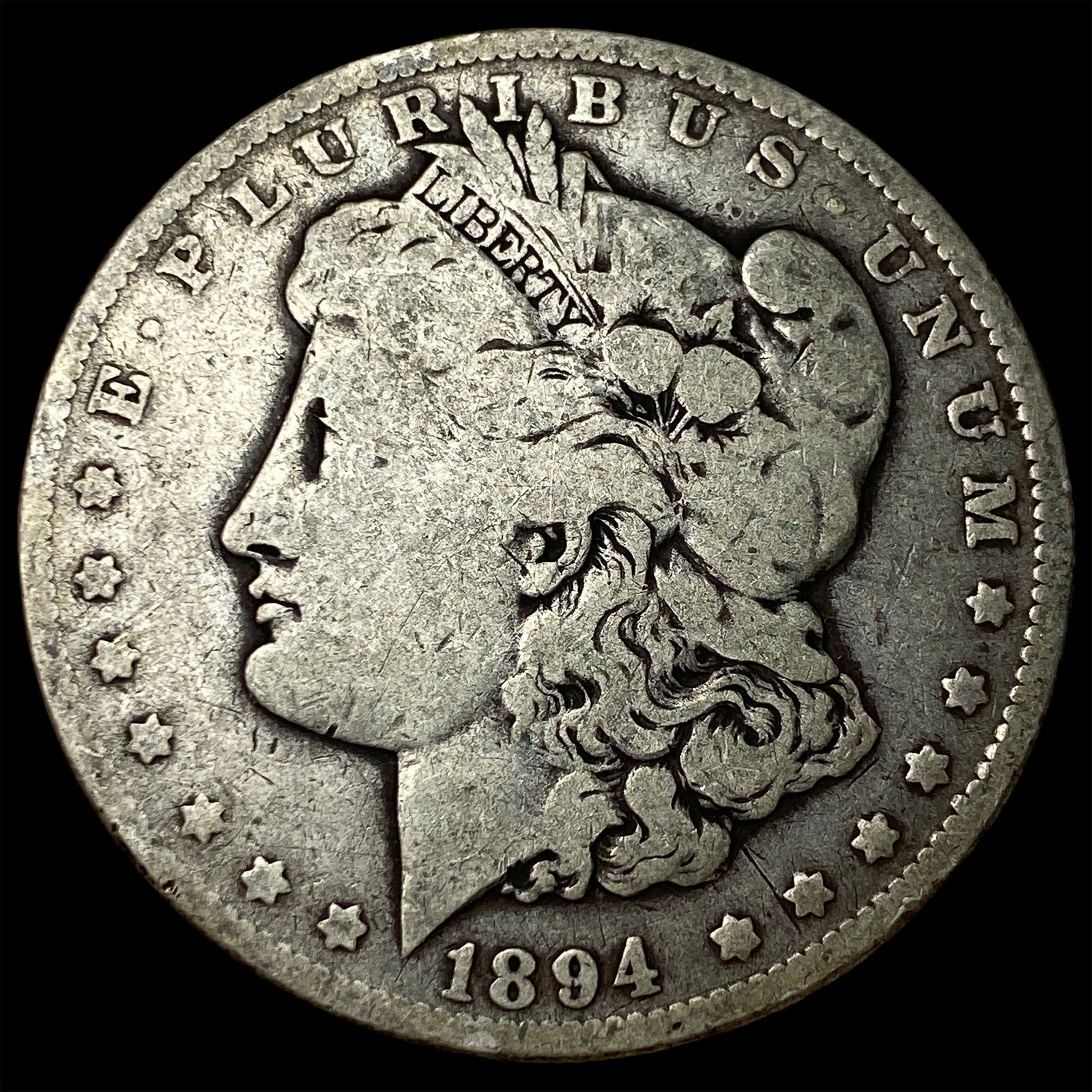 1894-O Silver Morgan Dollar NICELY CIRCULATED: 1894-O Silver Morgan Dollar NICELY CIRCULATED