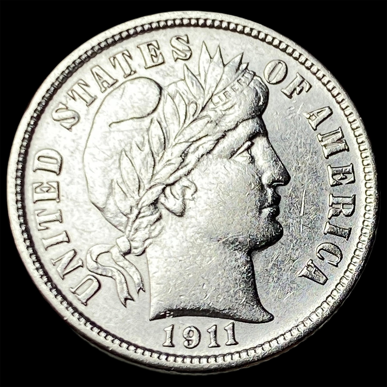 1911-D Silver Barber Dime UNCIRCULATED (1 of 2)