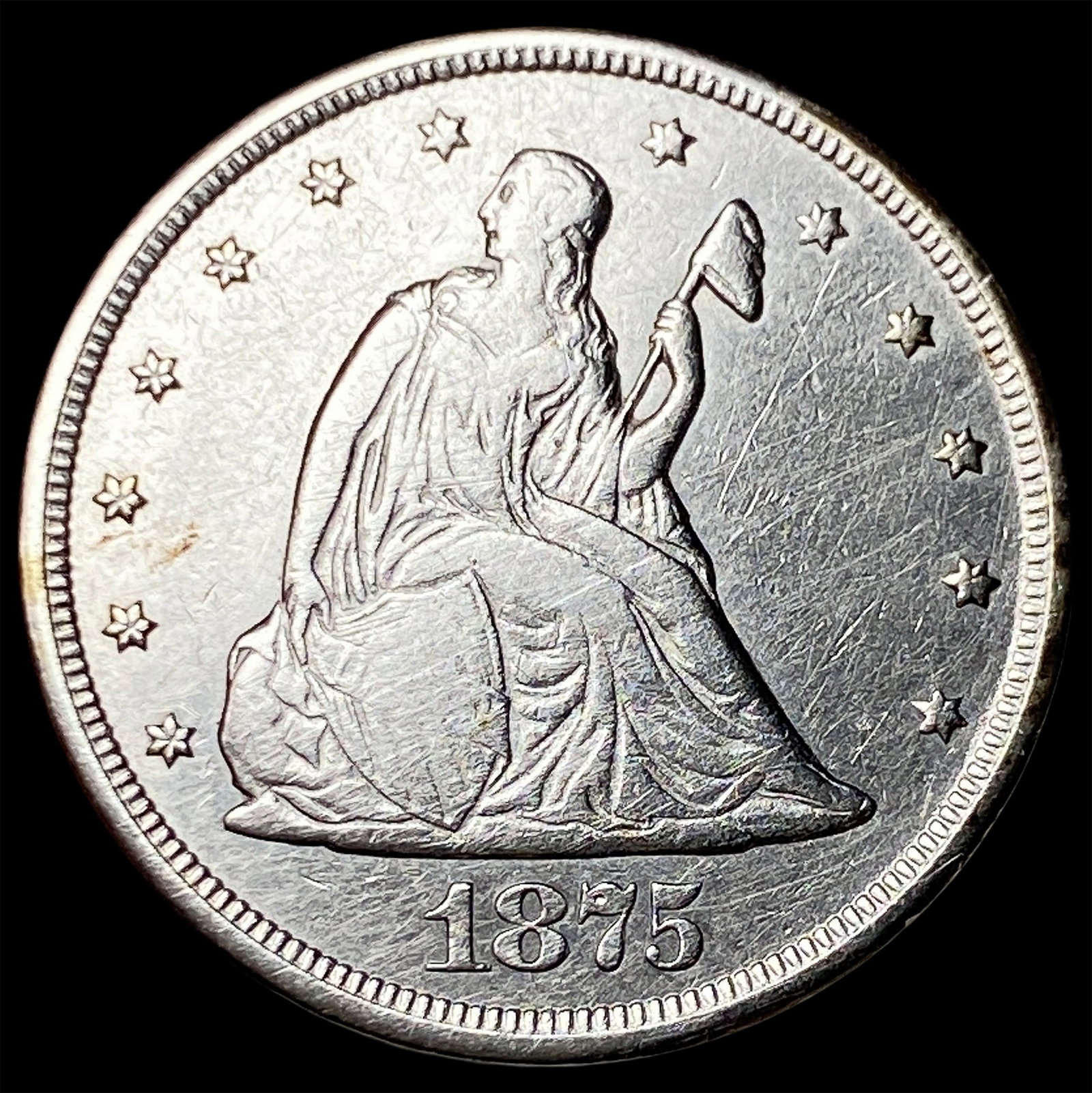 1875-CC Silver Twenty Cents UNCIRCULATED (1 of 2)