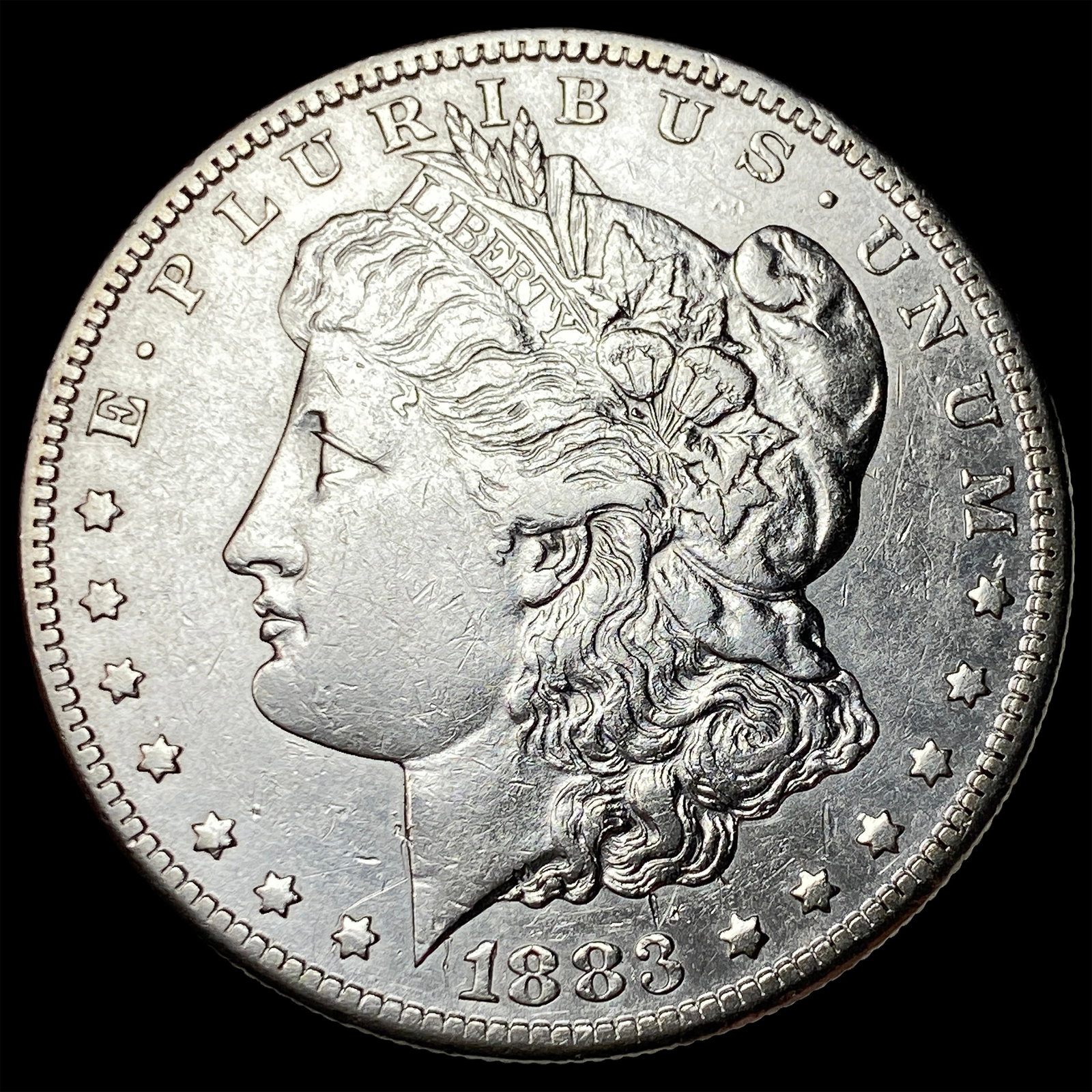 1883-S Silver Morgan Dollar CHOICE AU: 1883-S Silver Morgan Dollar CHOICE AU