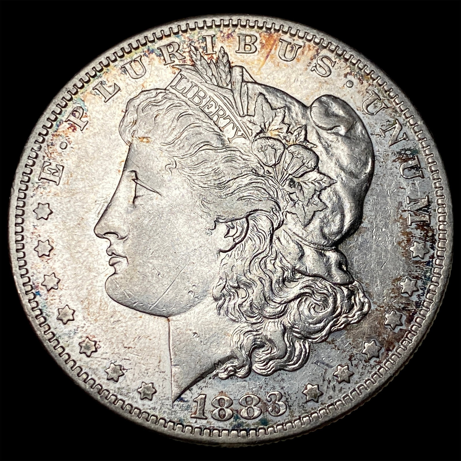 1883-S Silver Morgan Dollar CHOICE AU: 1883-S Silver Morgan Dollar CHOICE AU