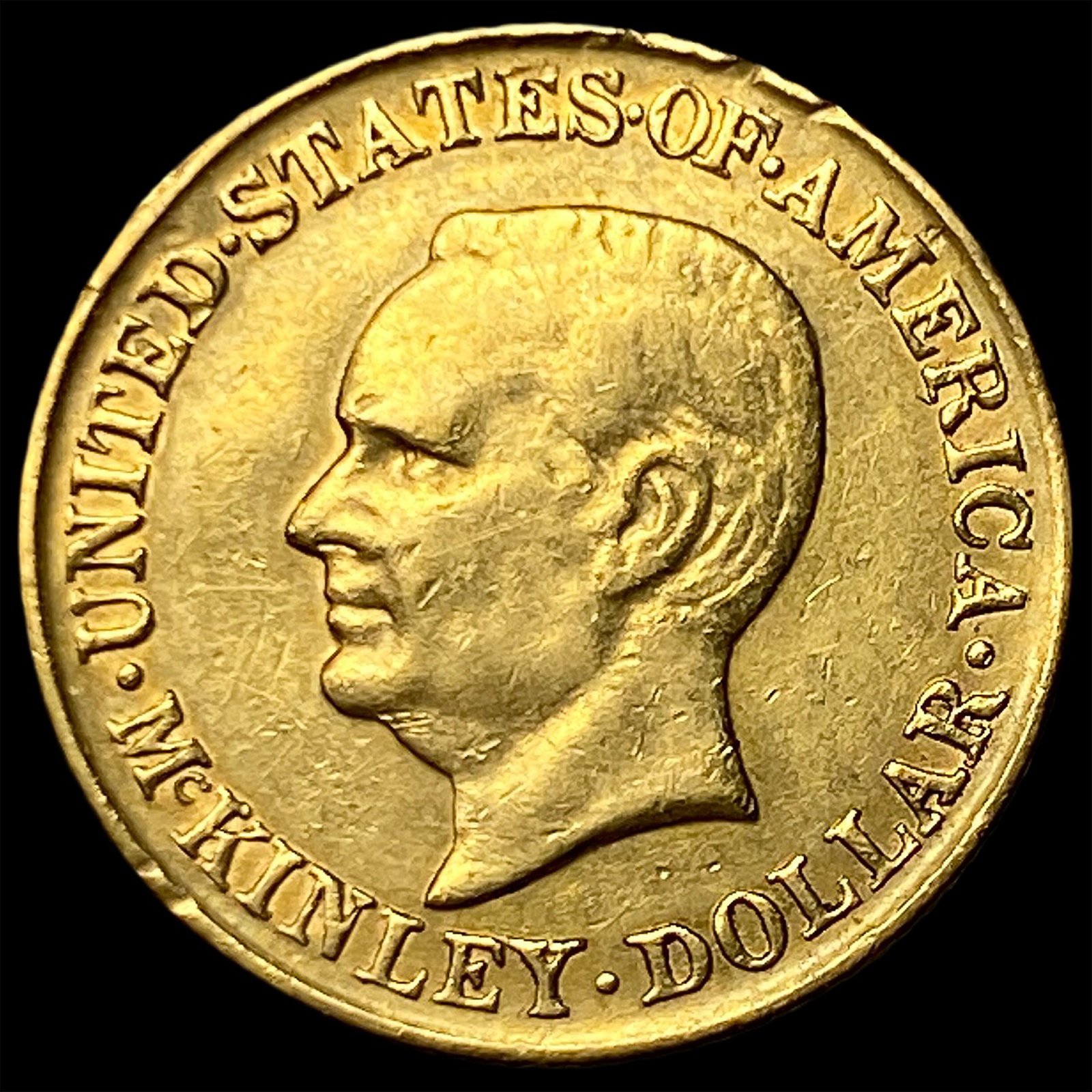 1917 Gold McKinley Birthplace Memorial Dollar HIGH GRADE: 1917 Gold McKinley Birthplace Memorial Dollar HIGH GRADE