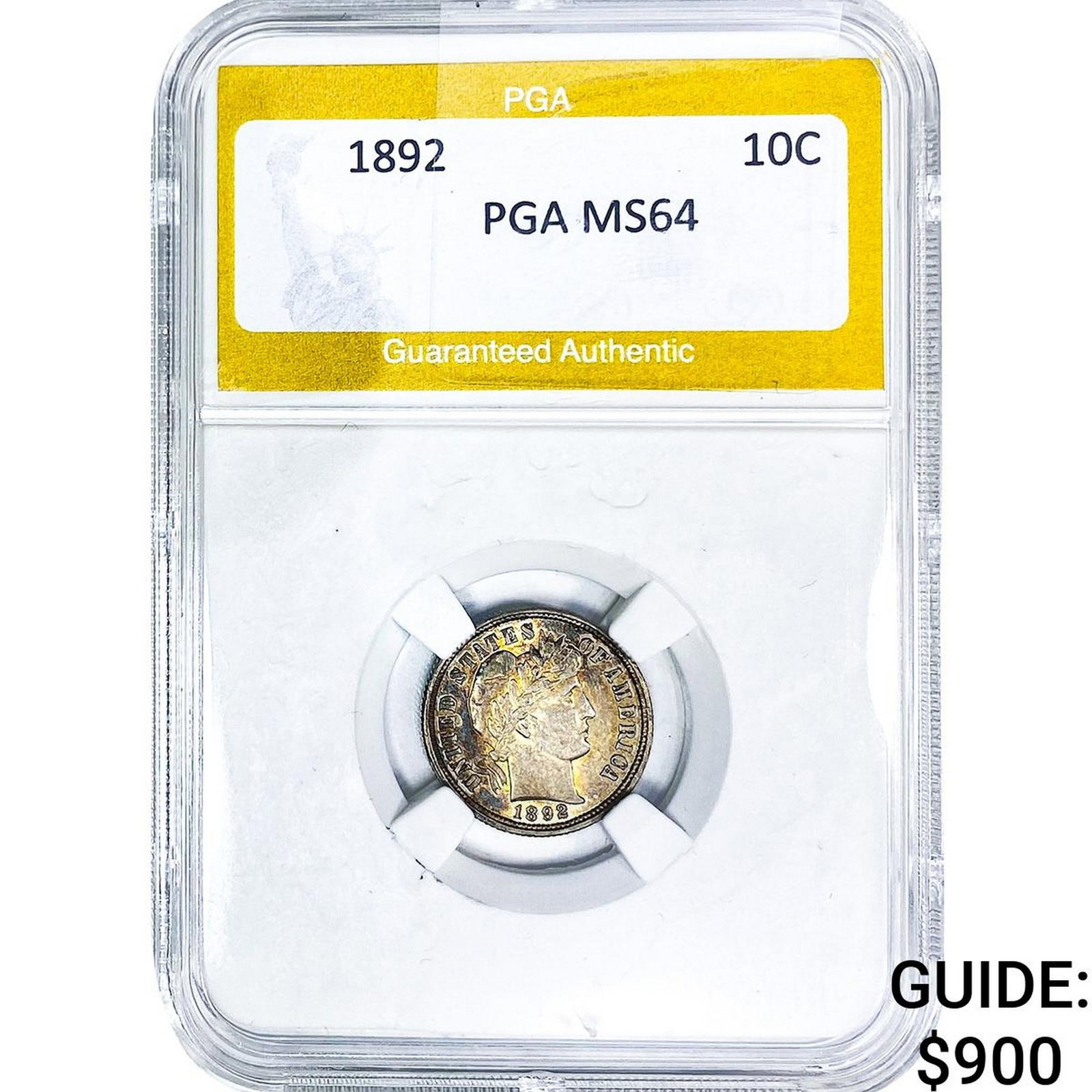 1892 Barber Dime PGA MS64 (1 of 2)