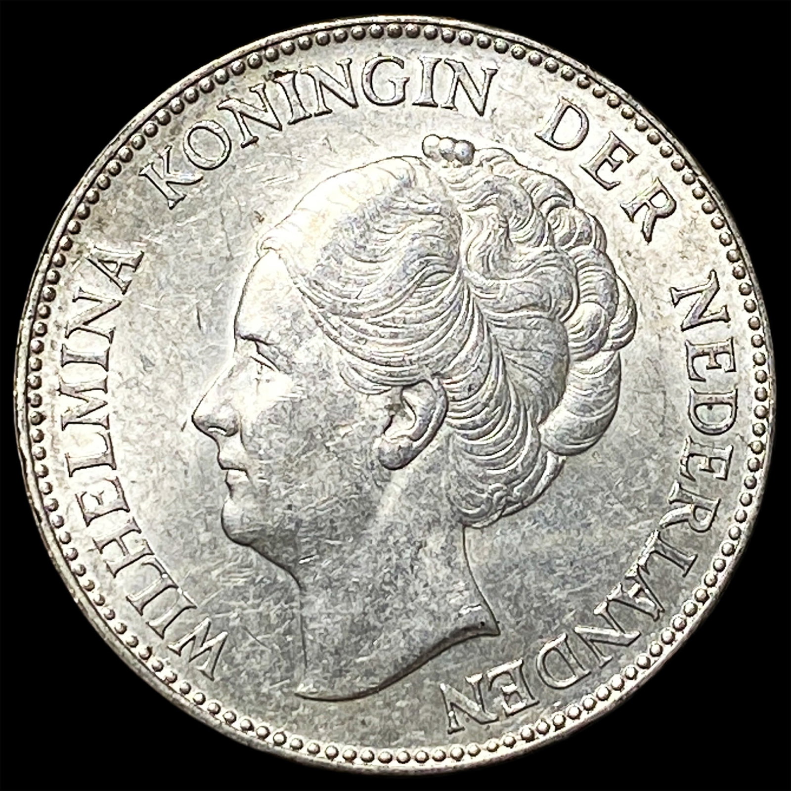 1938 Netherlands Silver 1 Gulden (1 of 2)