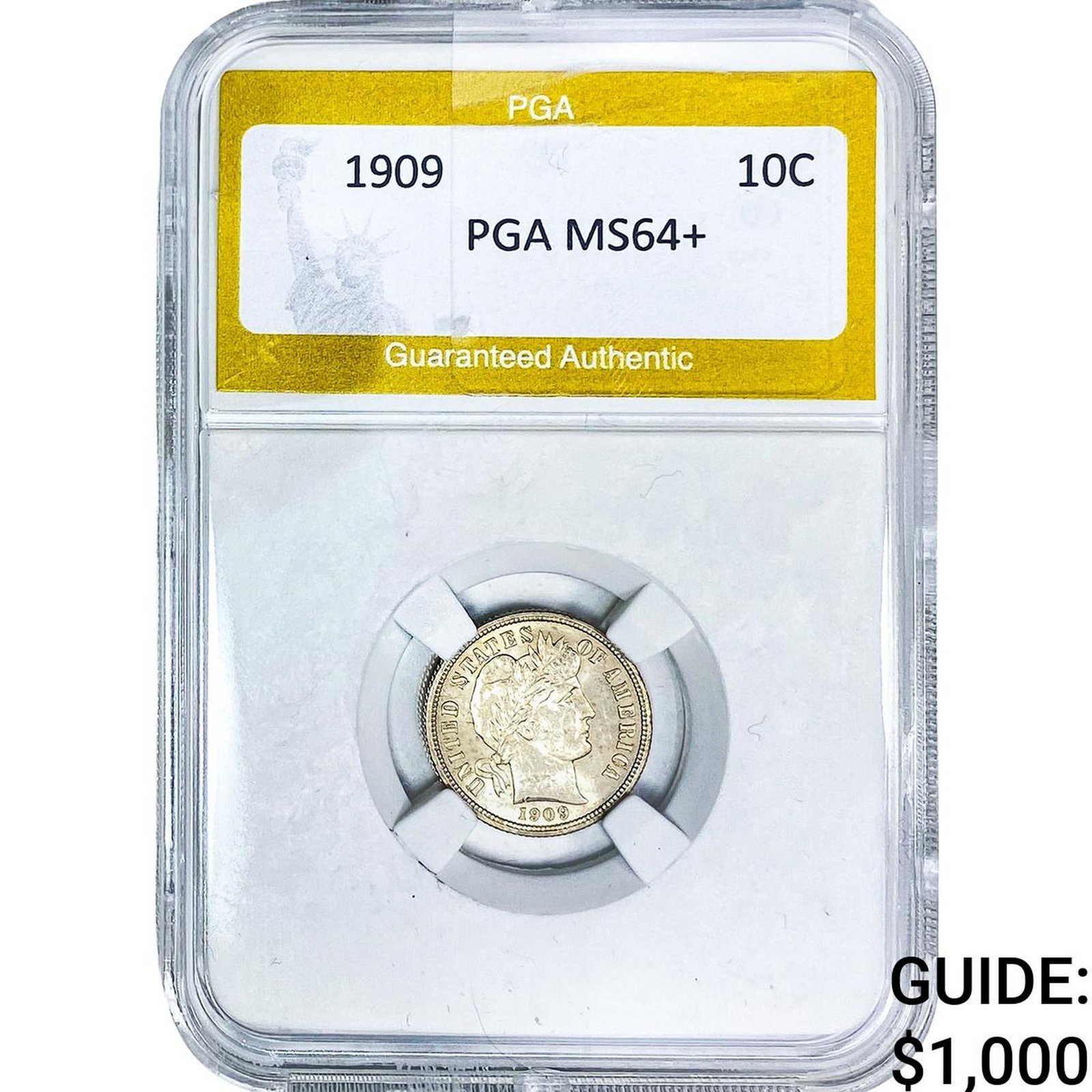 1909 Barber Dime PGA MS64+ (1 of 2)