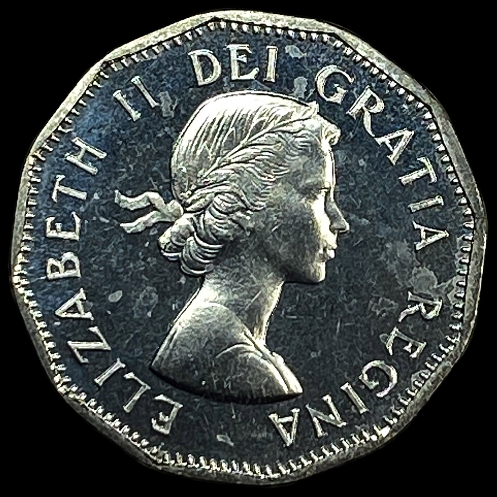 1960 Canada Nickel 5 Cents: 1960 Canada Nickel 5 Cents