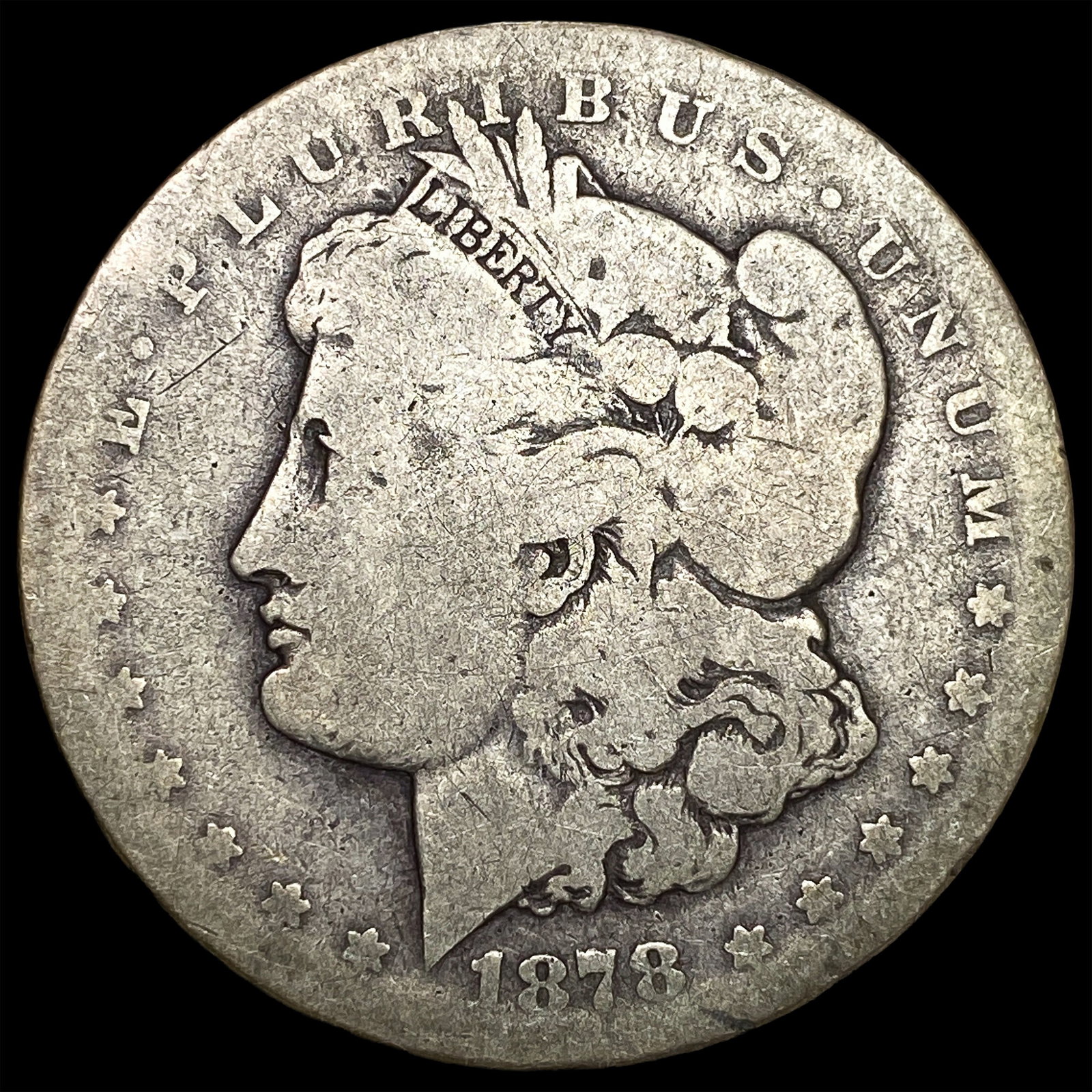 1878-CC Silver Morgan Dollar NICELY CIRCULATED: 1878-CC Silver Morgan Dollar NICELY CIRCULATED