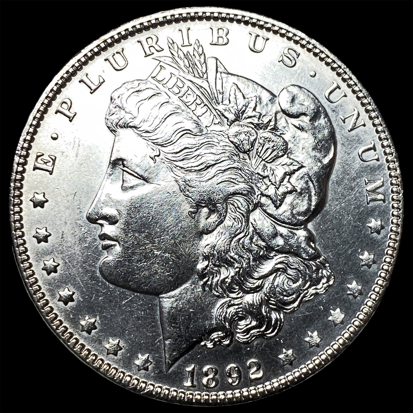 1892 Silver Morgan Dollar UNCIRCULATED: 1892 Silver Morgan Dollar UNCIRCULATED