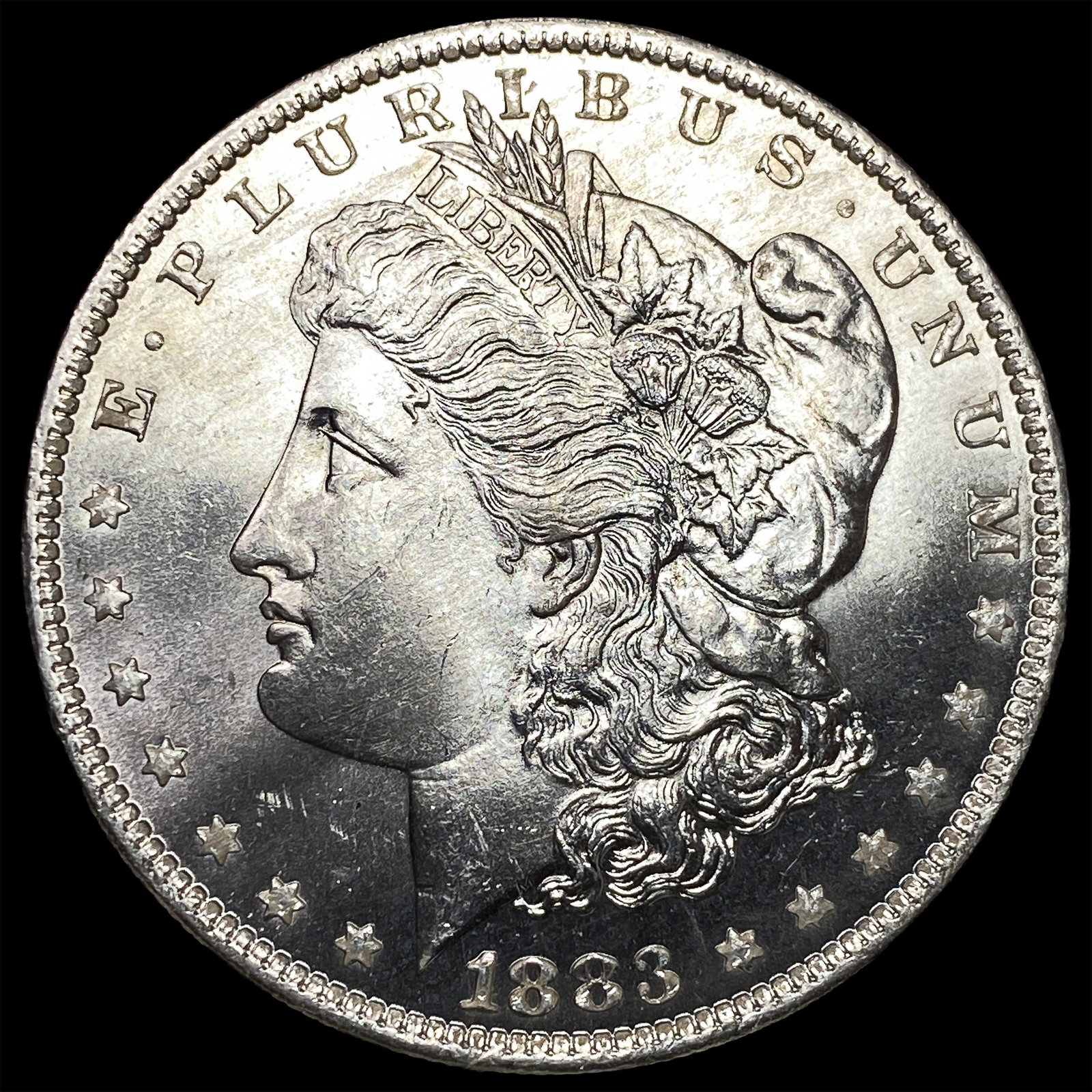 1883-S Silver Morgan Dollar GEM BU: 1883-S Silver Morgan Dollar GEM BU
