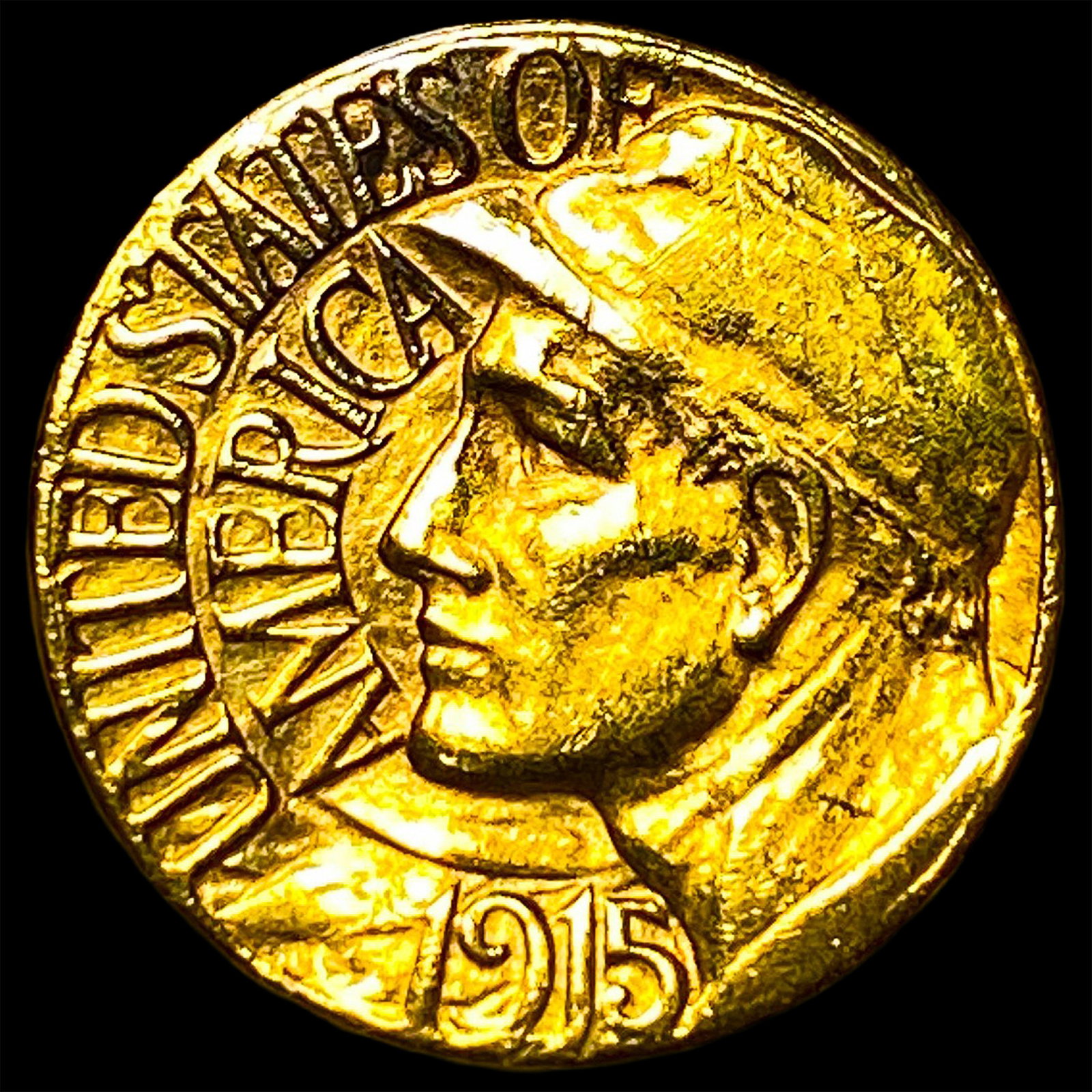 1915-S Gold $1 Panama-Pacific Exposition HIGH GRADE: 1915-S Gold $1 Panama-Pacific Exposition HIGH GRADE