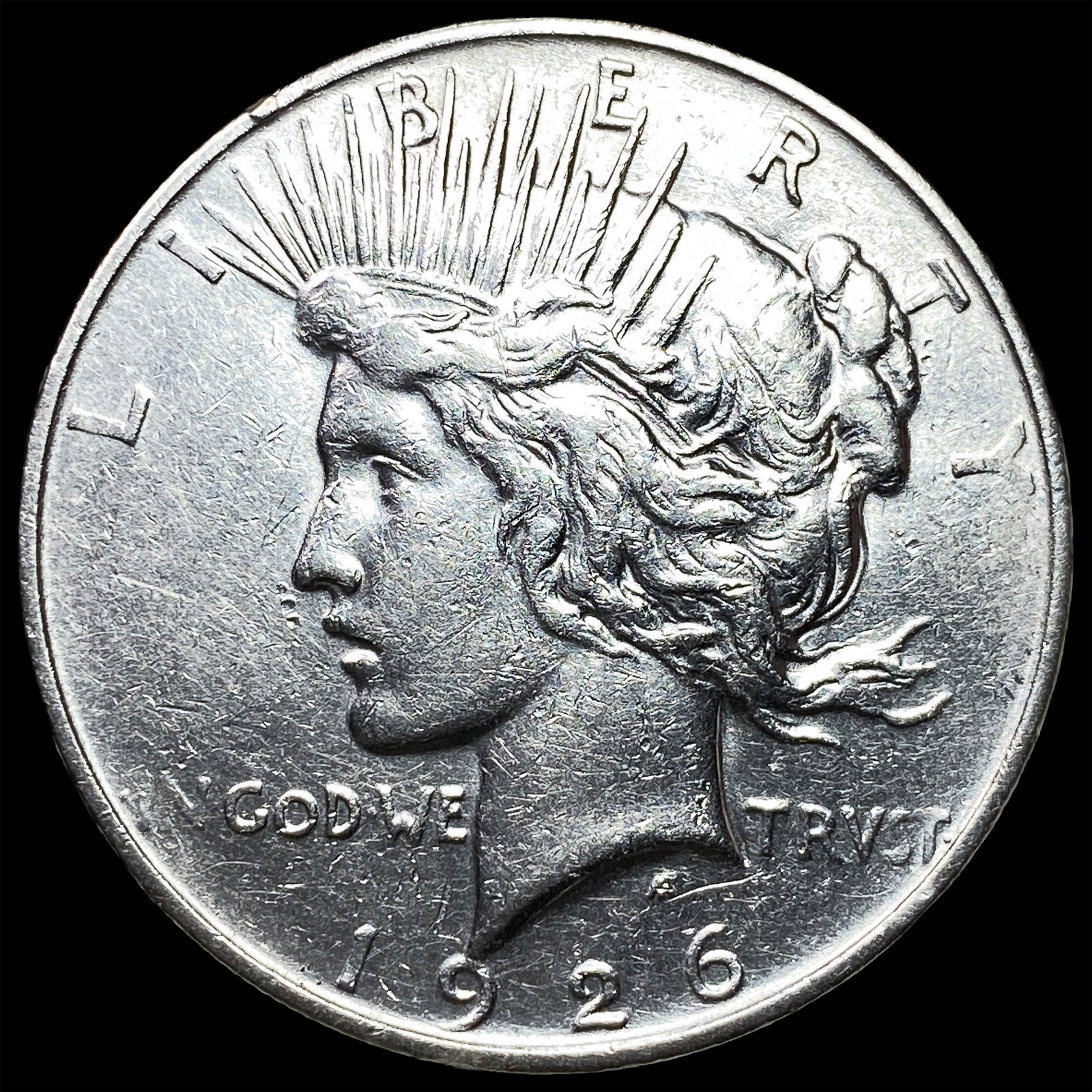 1926 Peace Silver Dollar CLOSELY UNCIRCULATED: 1926 Peace Silver Dollar CLOSELY UNCIRCULATED