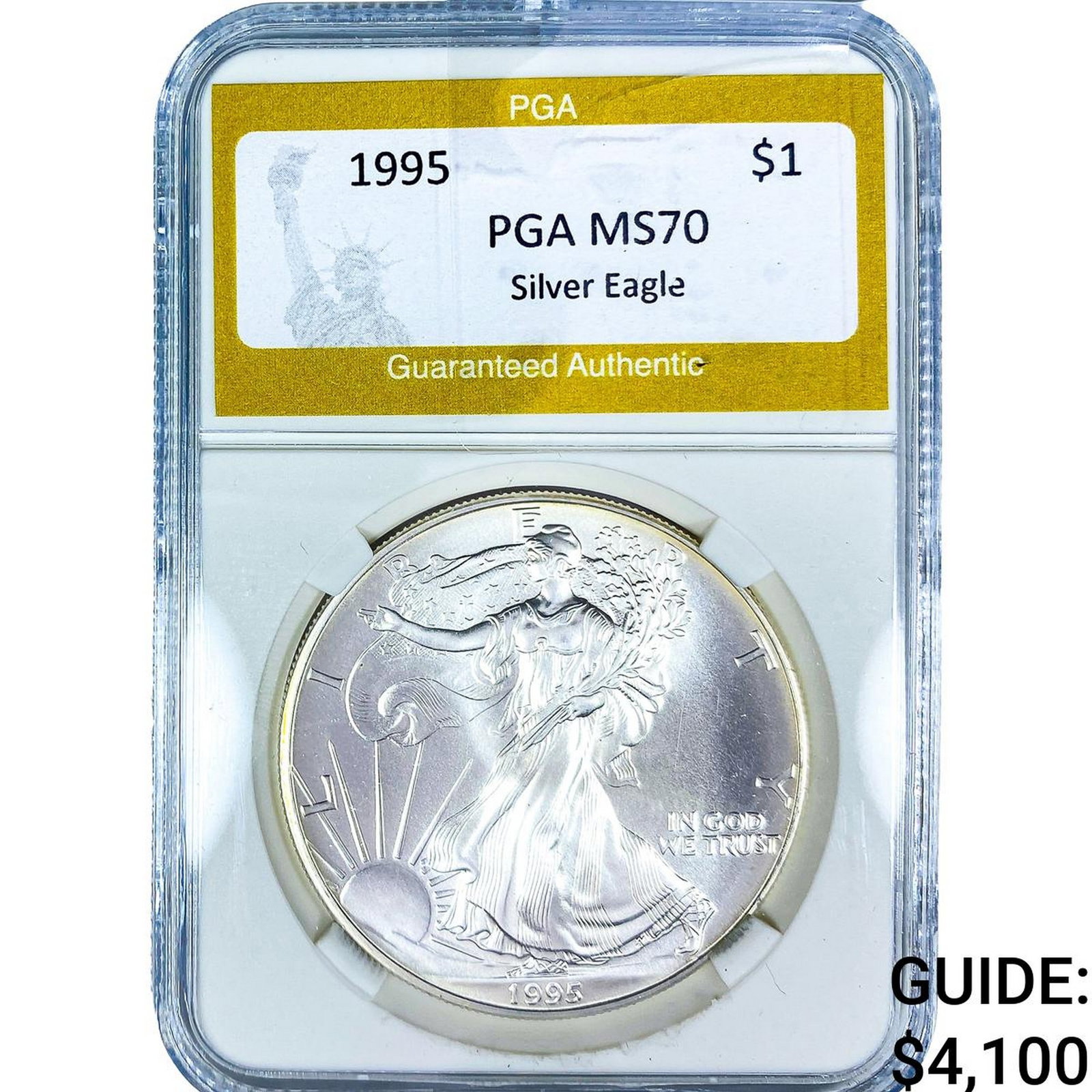 1995 Silver Eagle PGA MS70: 1995 Silver Eagle PGA MS70