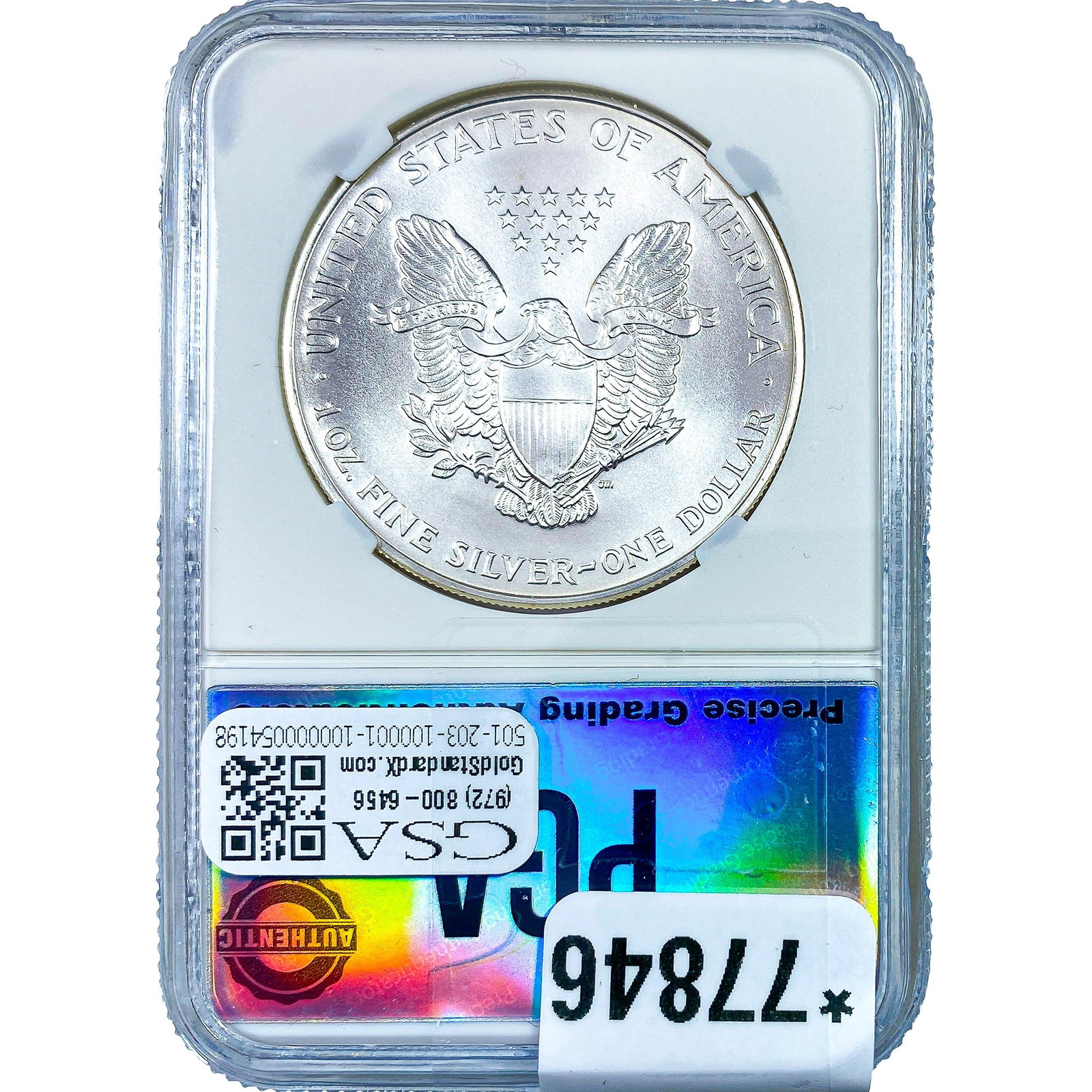 1995 Silver Eagle PGA MS70 - 2
