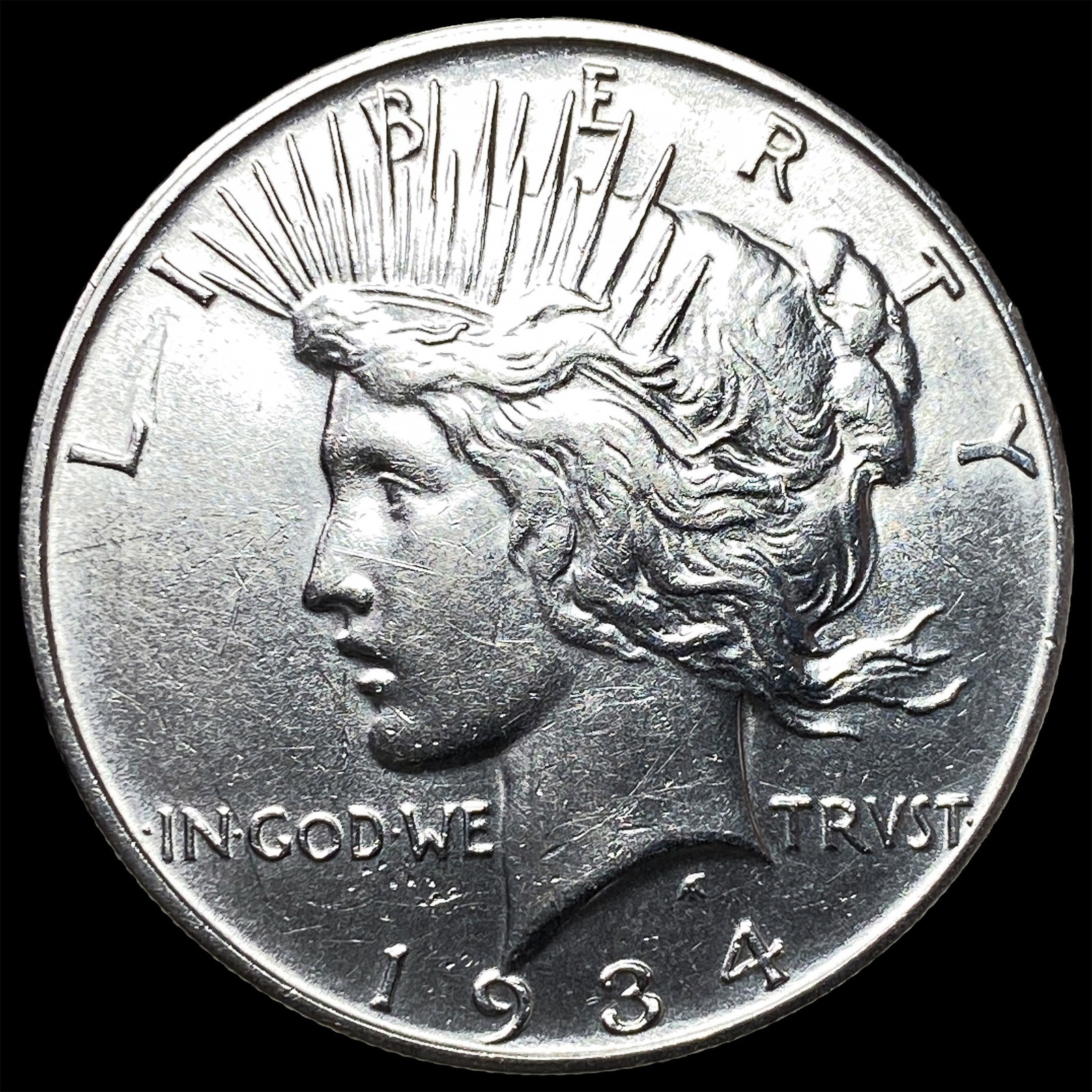1934 Silver Peace Dollar UNCIRCULATED: 1934 Silver Peace Dollar UNCIRCULATED
