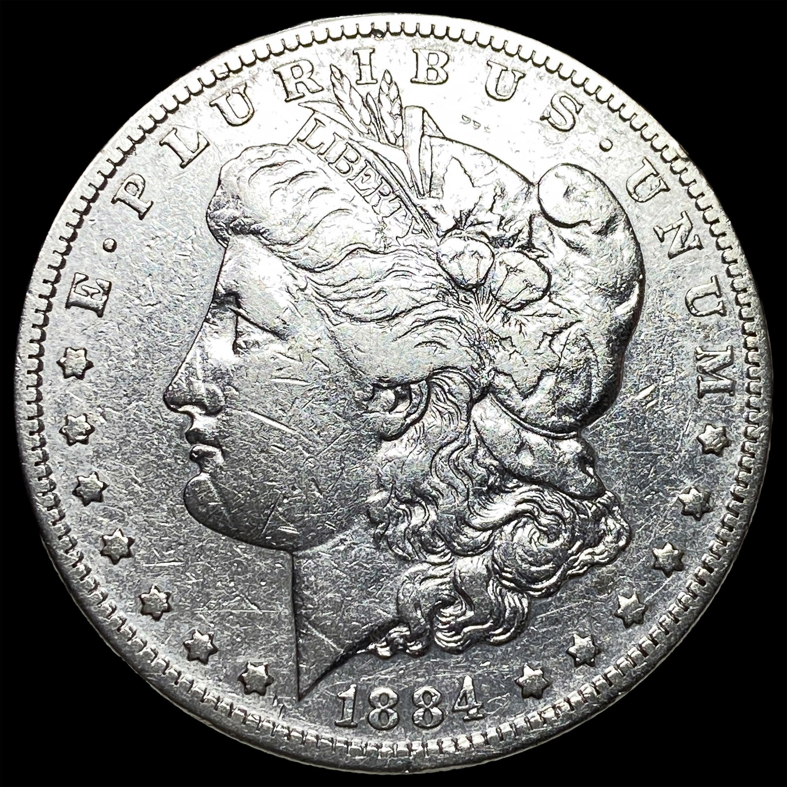 1884-O Silver Morgan Dollar CLOSELY UNCIRCULATED: 1884-O Silver Morgan Dollar CLOSELY UNCIRCULATED