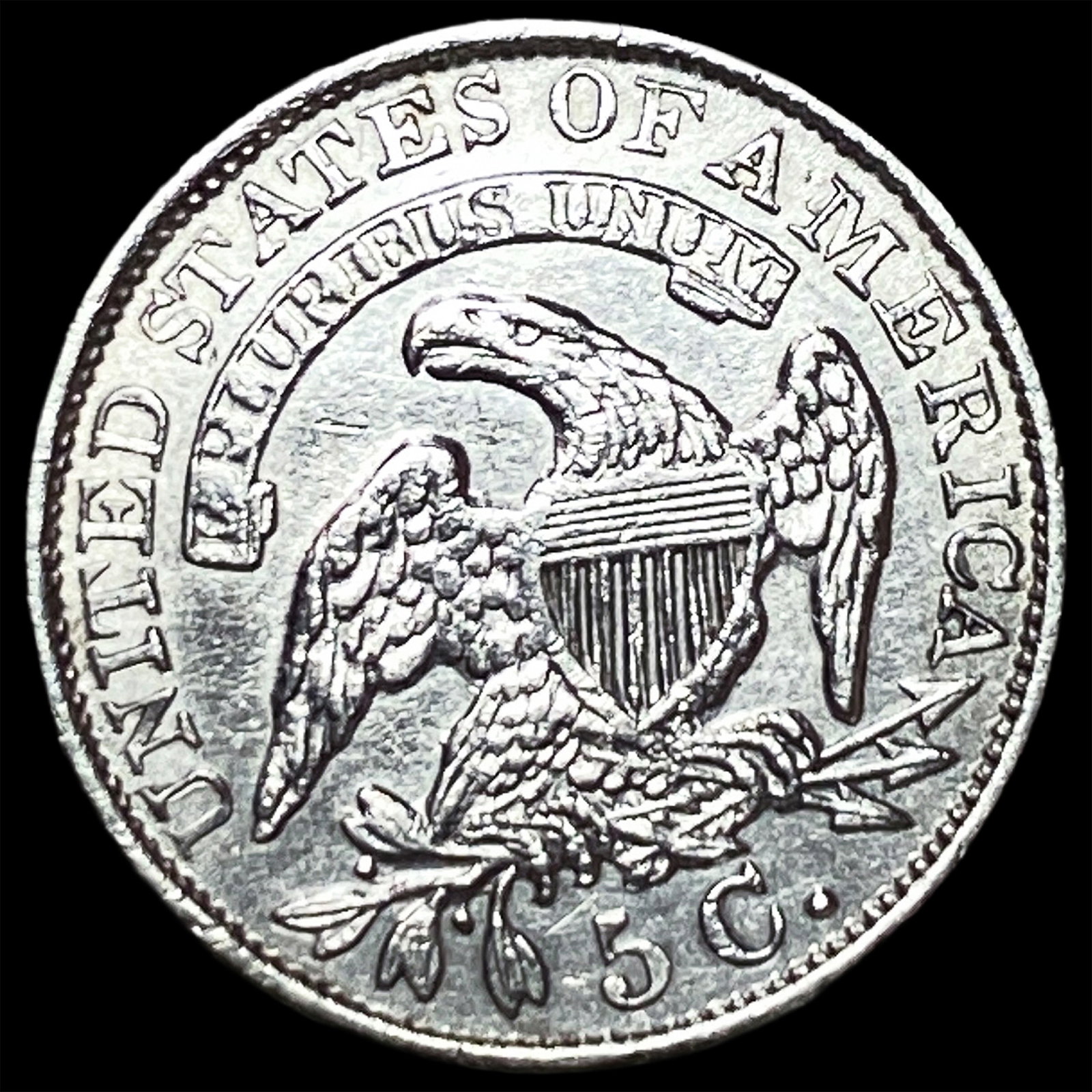 1833 Capped Bust Half Dime UNCIRCULATED - 2