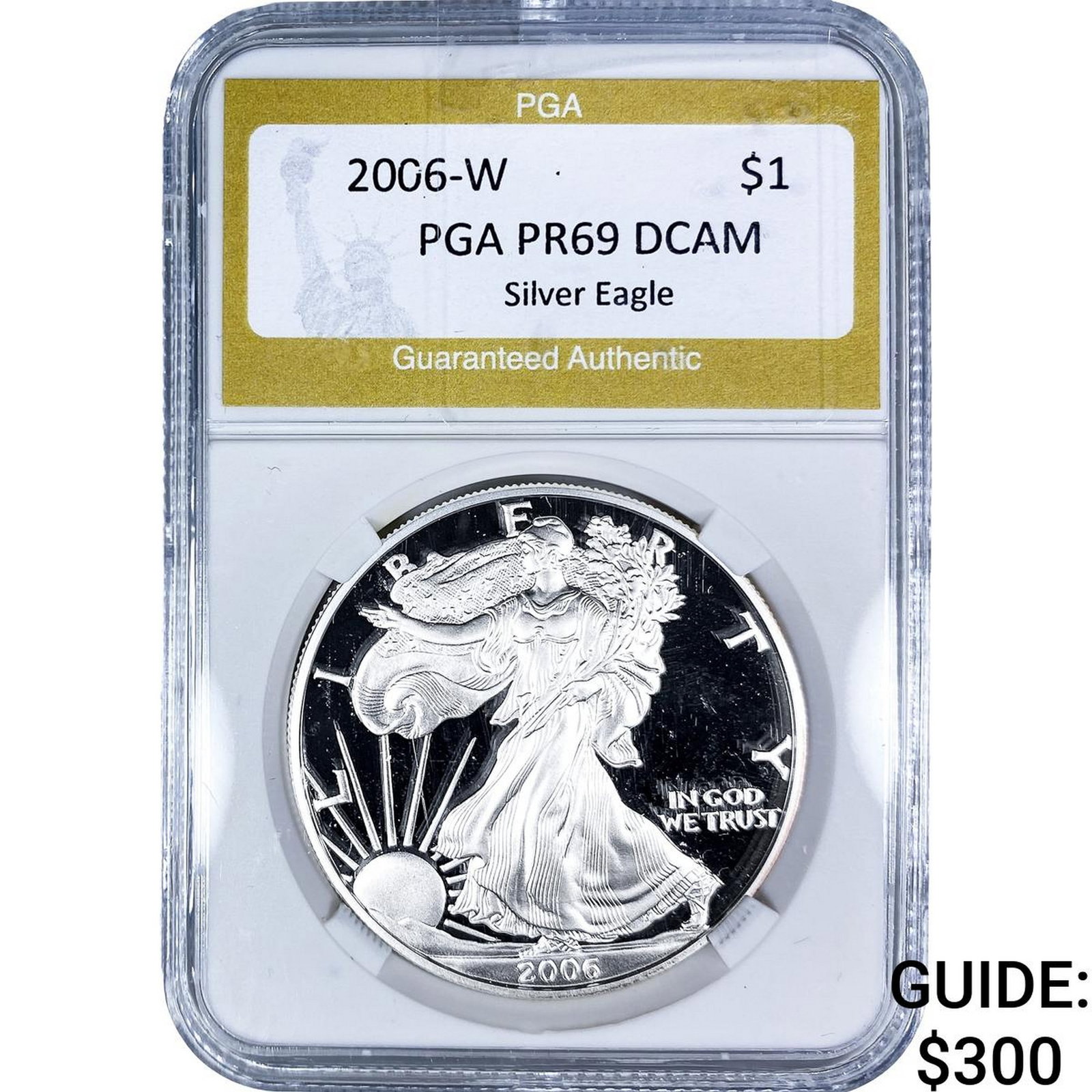 2006-W Silver Eagle PGA PR69 DCAM: 2006-W Silver Eagle PGA PR69 DCAM