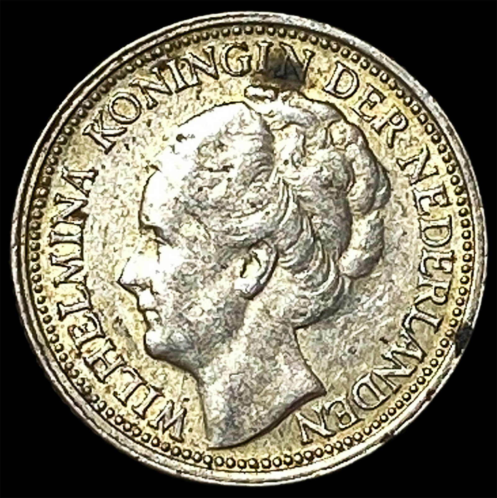 1941 Netherlands Curaco Silver 10 Cents: 1941 Netherlands Curaco Silver 10 Cents