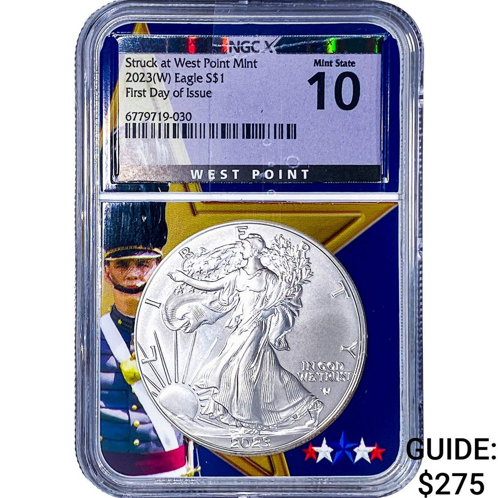 2023 Silver Eagle NGC MS10: 2023 Silver Eagle NGC MS10