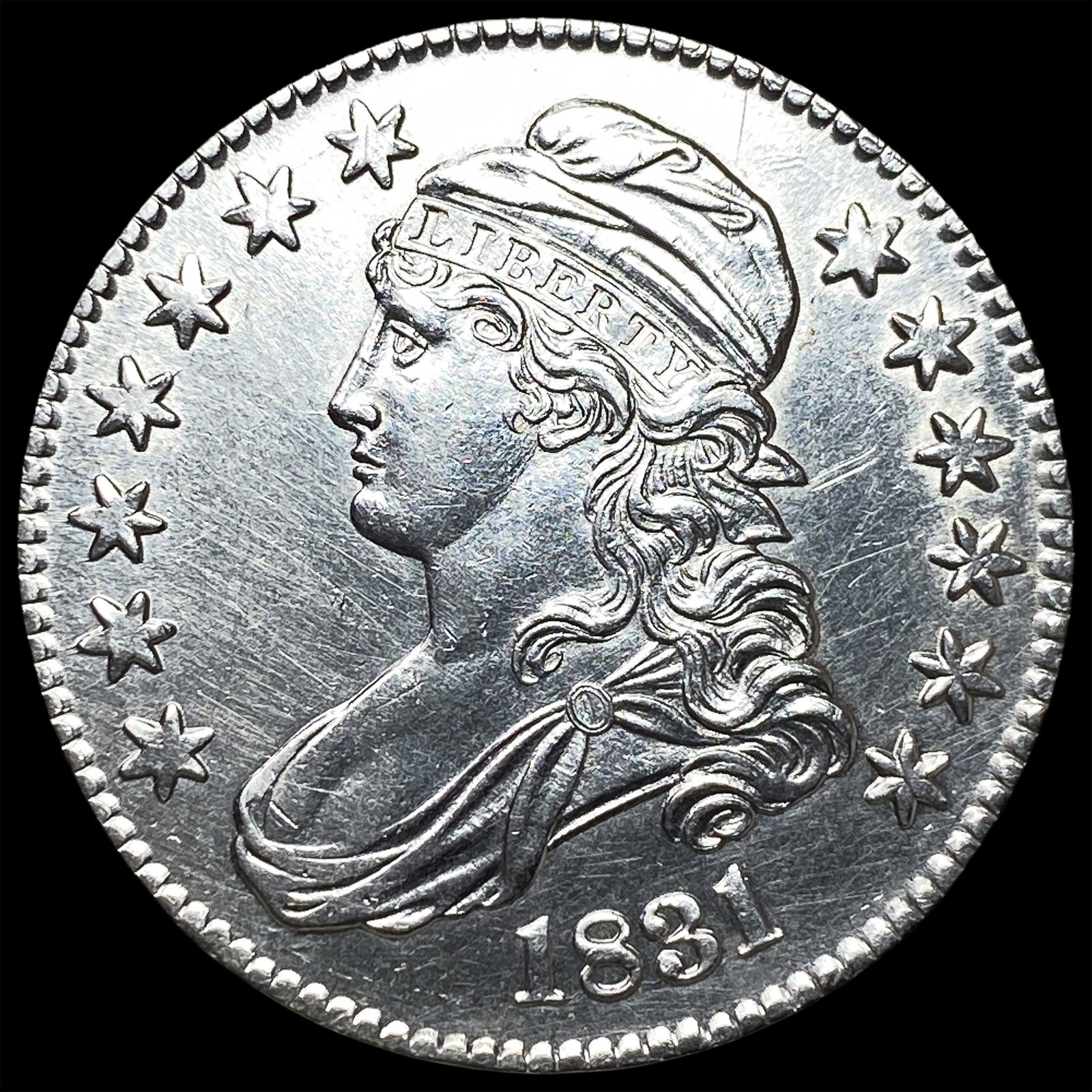 1831 Capped Bust Half Dollar UNCIRCULATED (1 of 2)