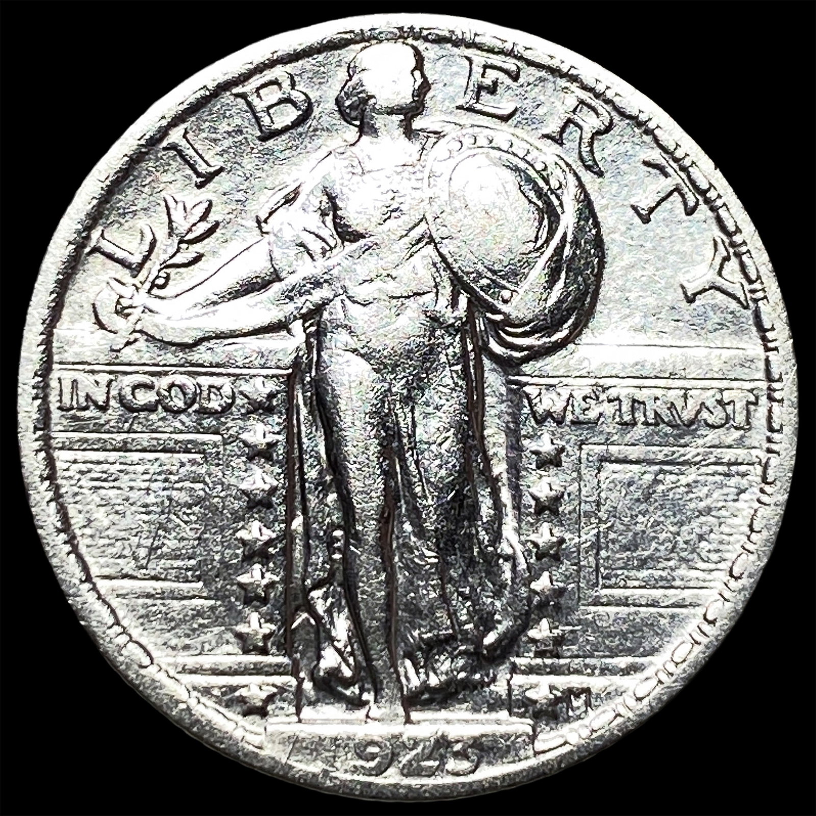 1923 Standing Liberty Quarter CHOICE AU: 1923 Standing Liberty Quarter CHOICE AU