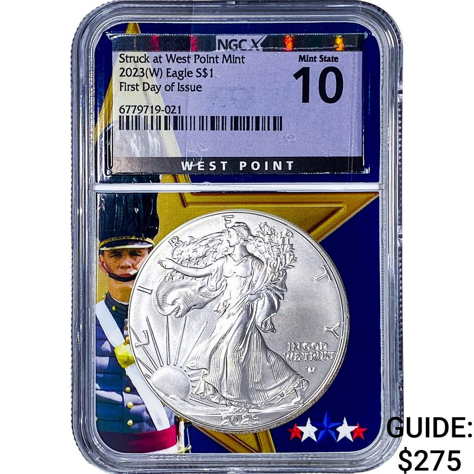 2023 Silver Eagle NGC MS10: 2023 Silver Eagle NGC MS10