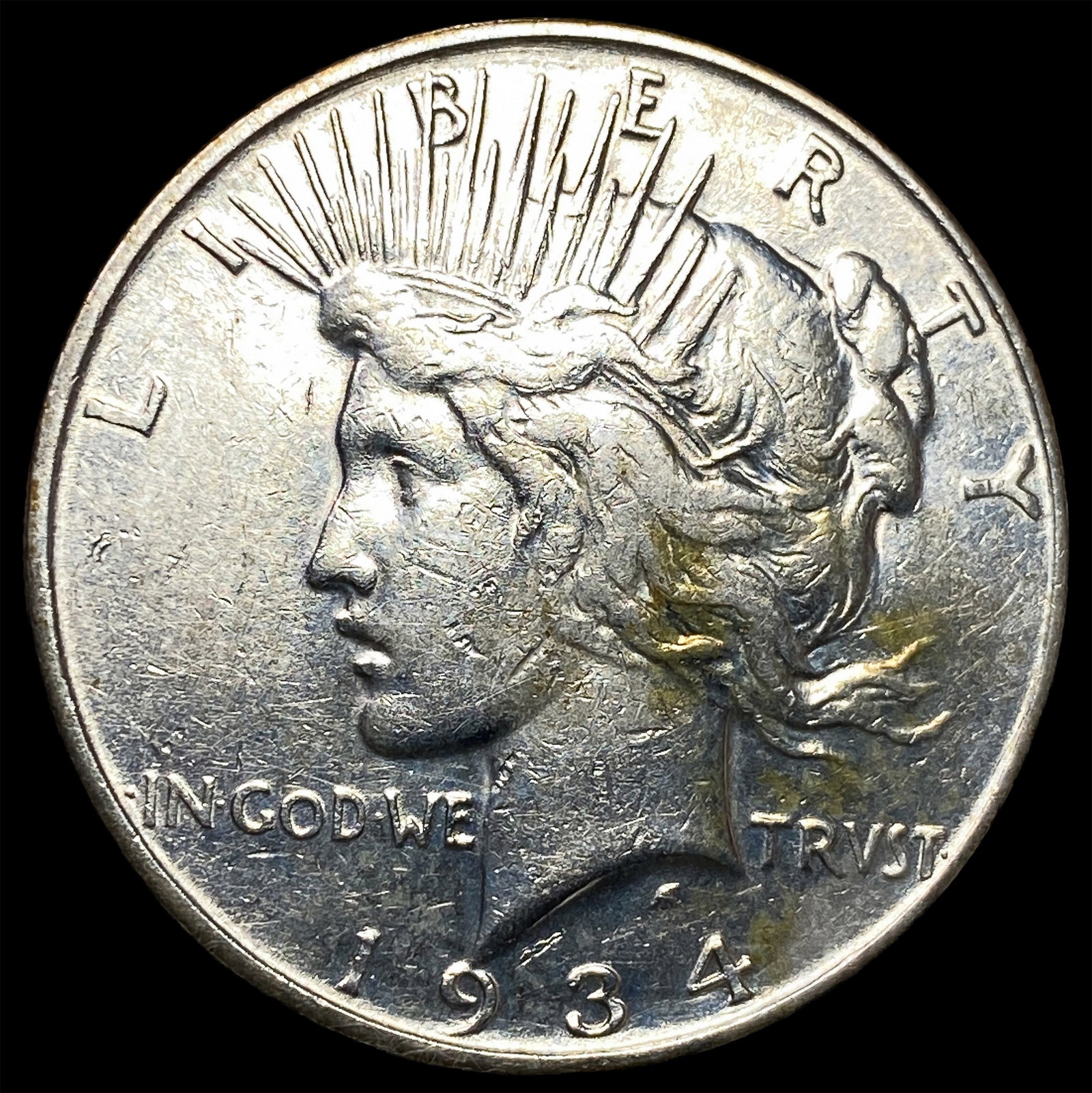 1934-D Silver Peace Dollar CLOSELY UNCIRCULATED: 1934-D Silver Peace Dollar CLOSELY UNCIRCULATED