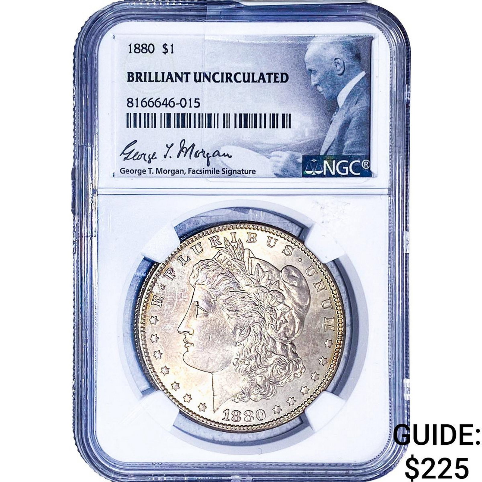 1880 Morgan Silver Dollar NGC BU (1 of 2)