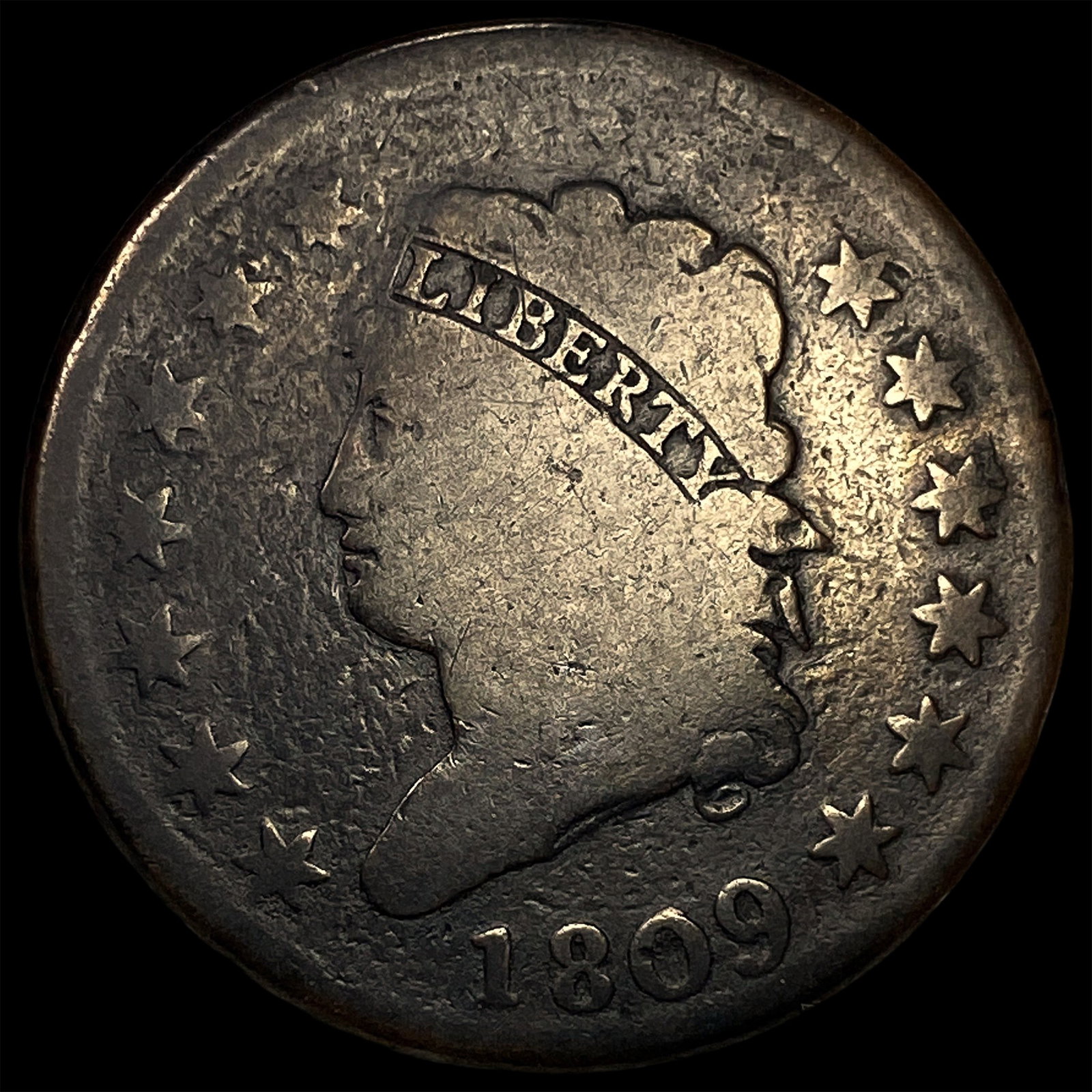 1809 Classic Head Large Cent NICELY CIRCULATED (1 of 2)