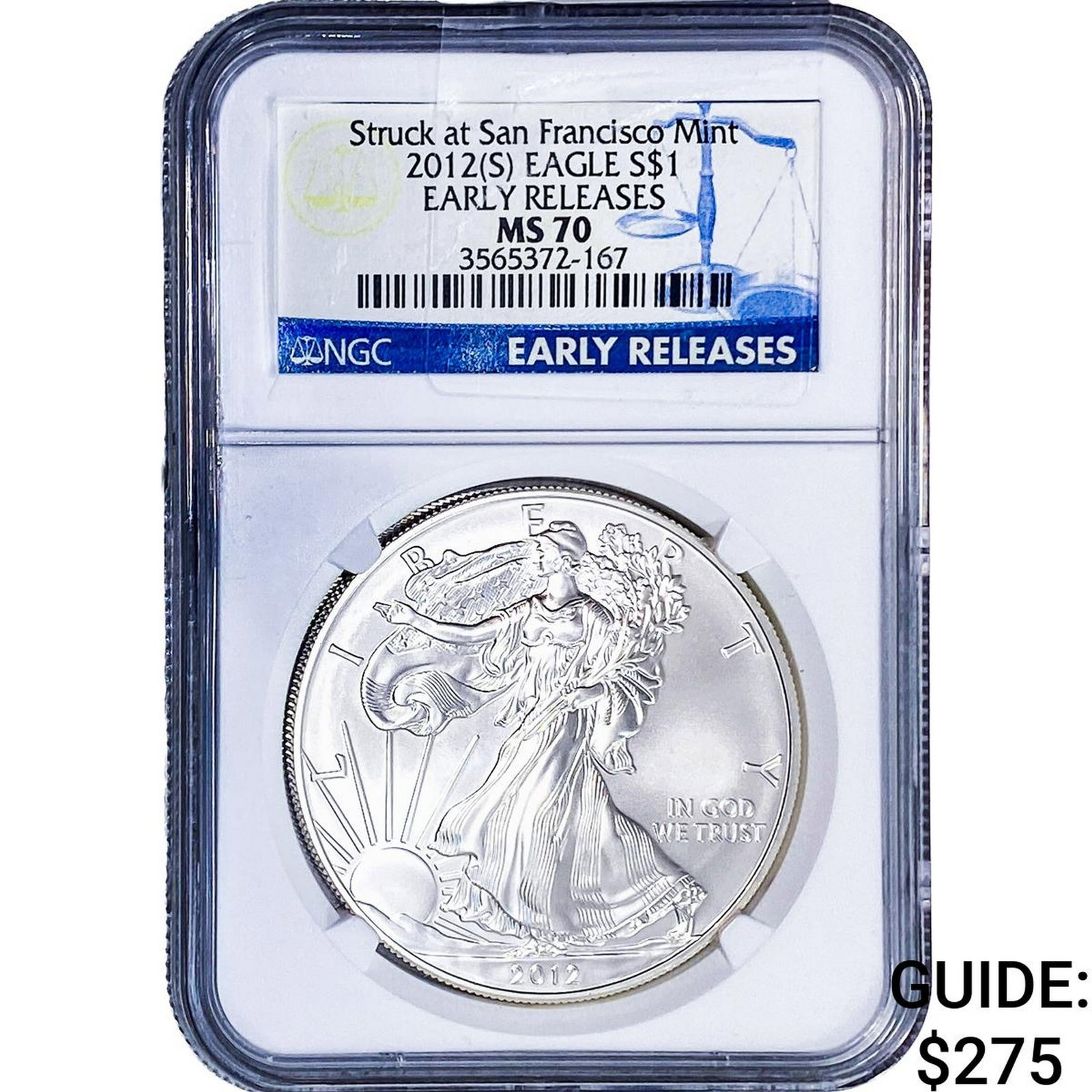 2012-S Silver Eagle NGC MS70 (1 of 2)