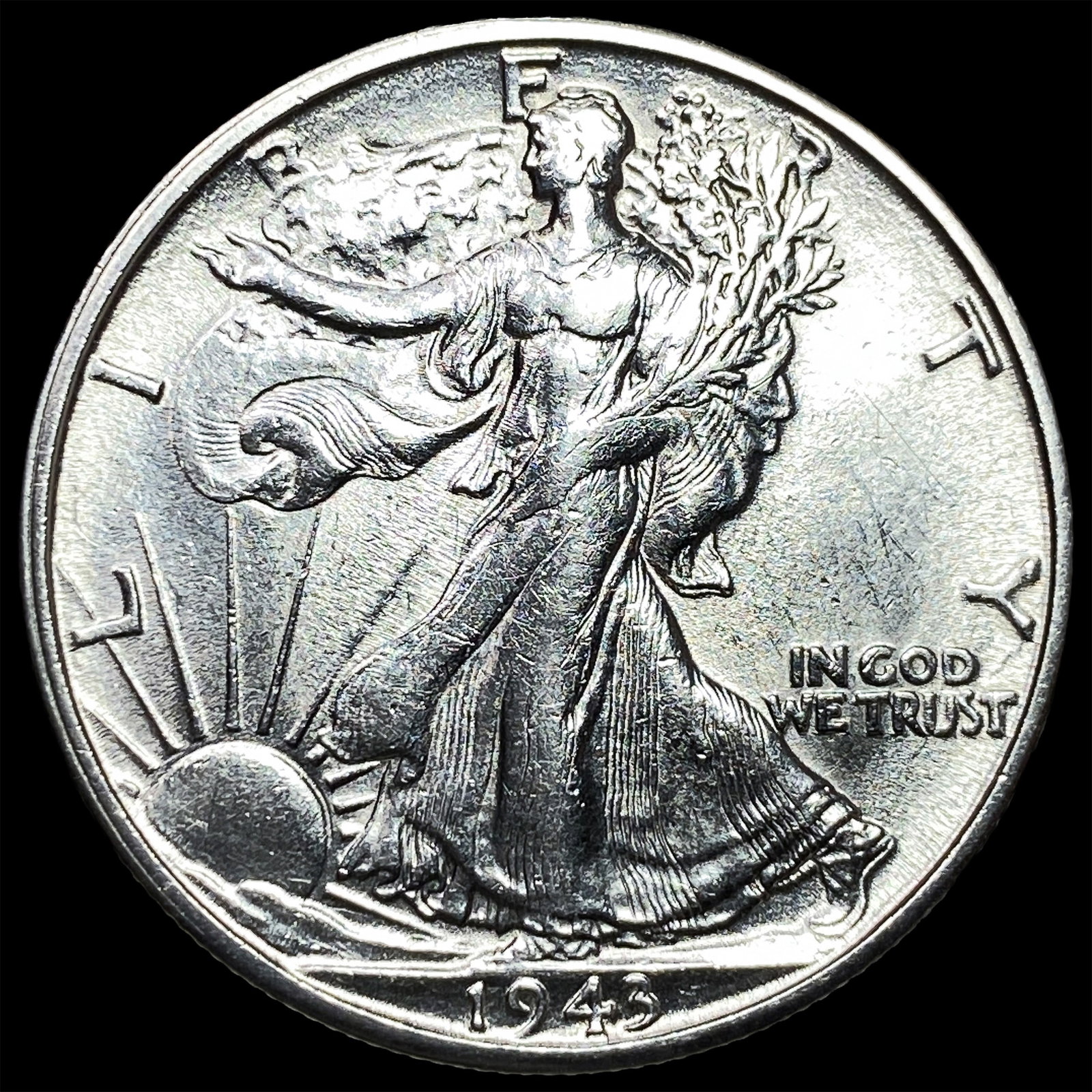 1943-S Silver Half Dollar UNCIRCULATED: 1943-S Silver Half Dollar UNCIRCULATED